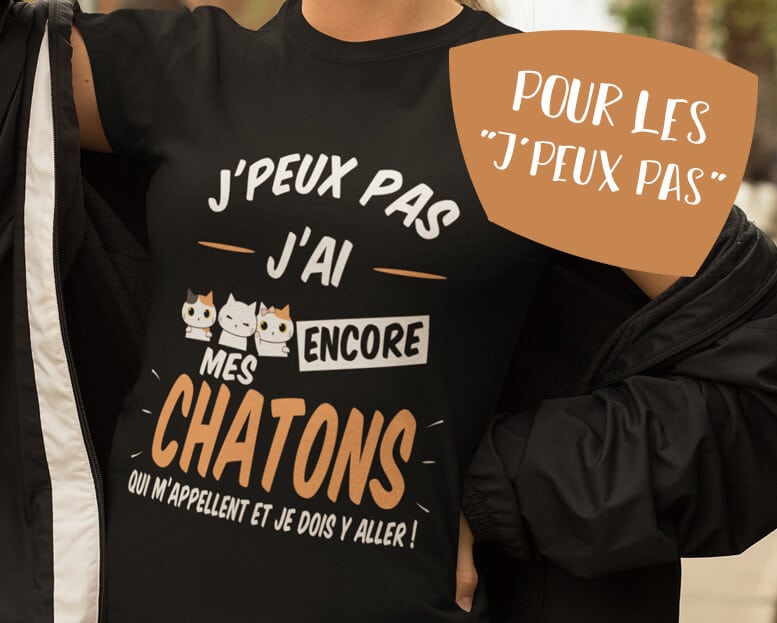 Collection t-shirts j’peux pas
