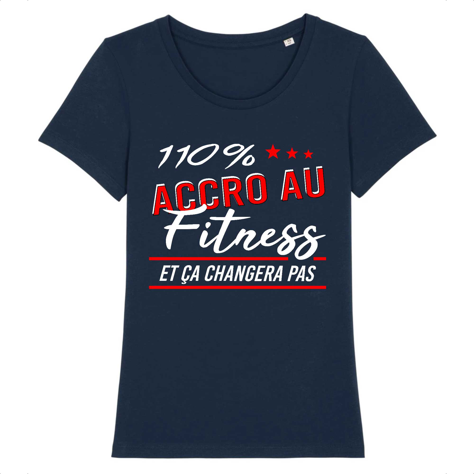 T-shirt Femme Accro au fitness