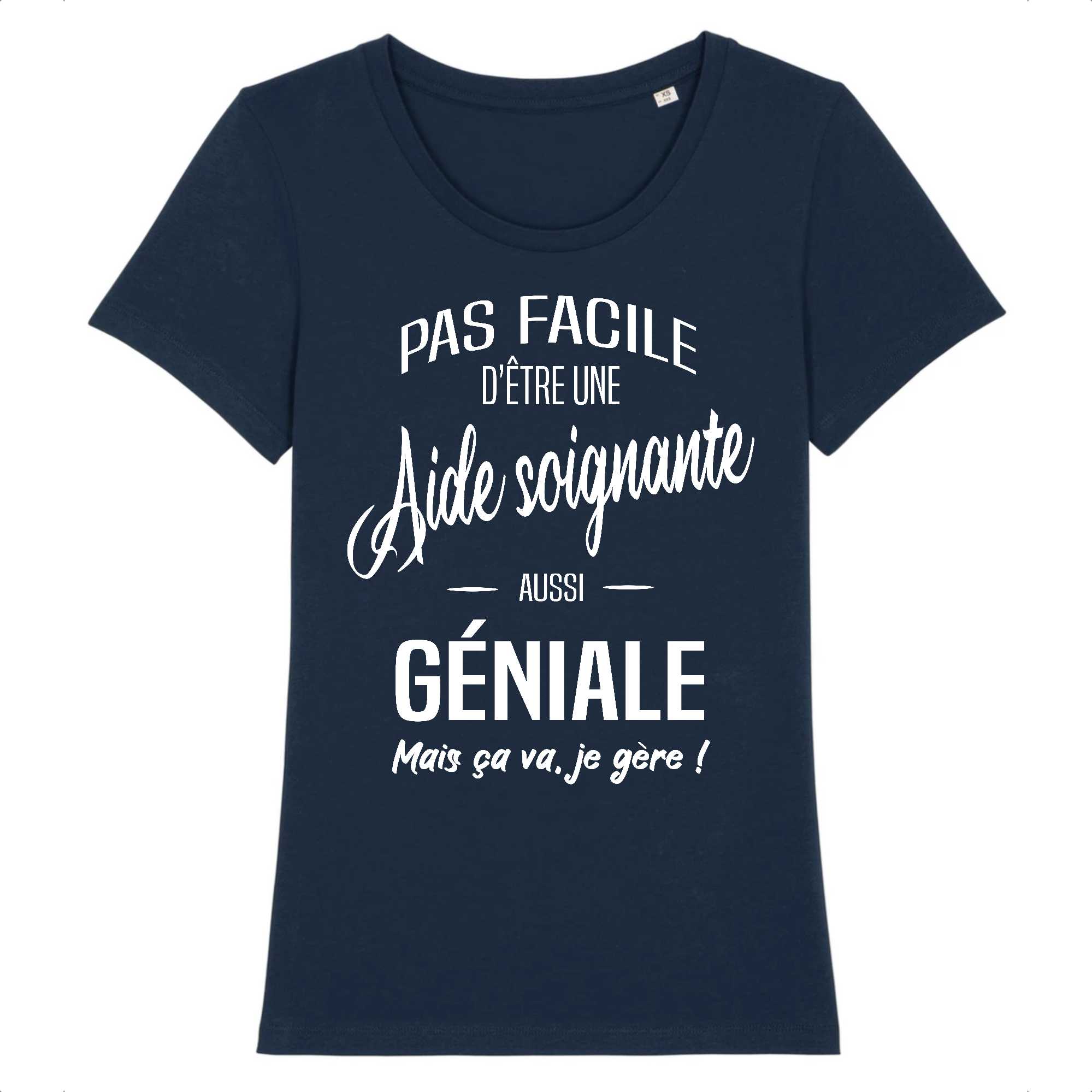 T-shirt Femme Aide soignante géniale