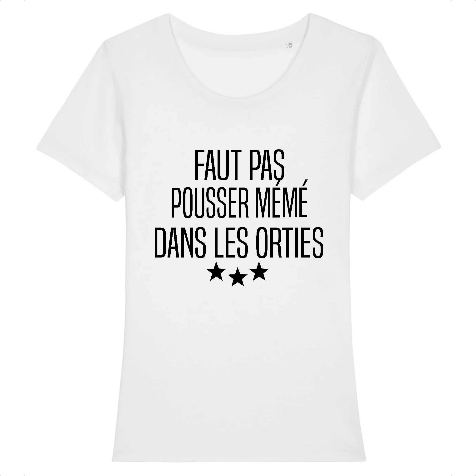 T-shirt Femme Faut pas pousser mémé