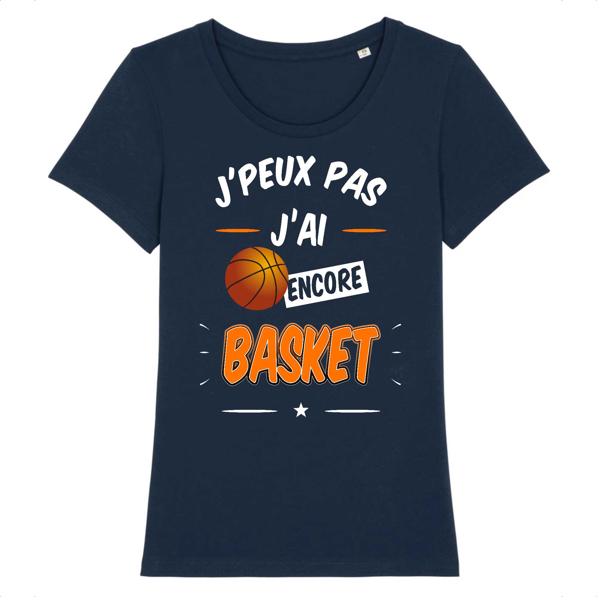 T-shirt Femme J'peux pas j'ai encore Basket