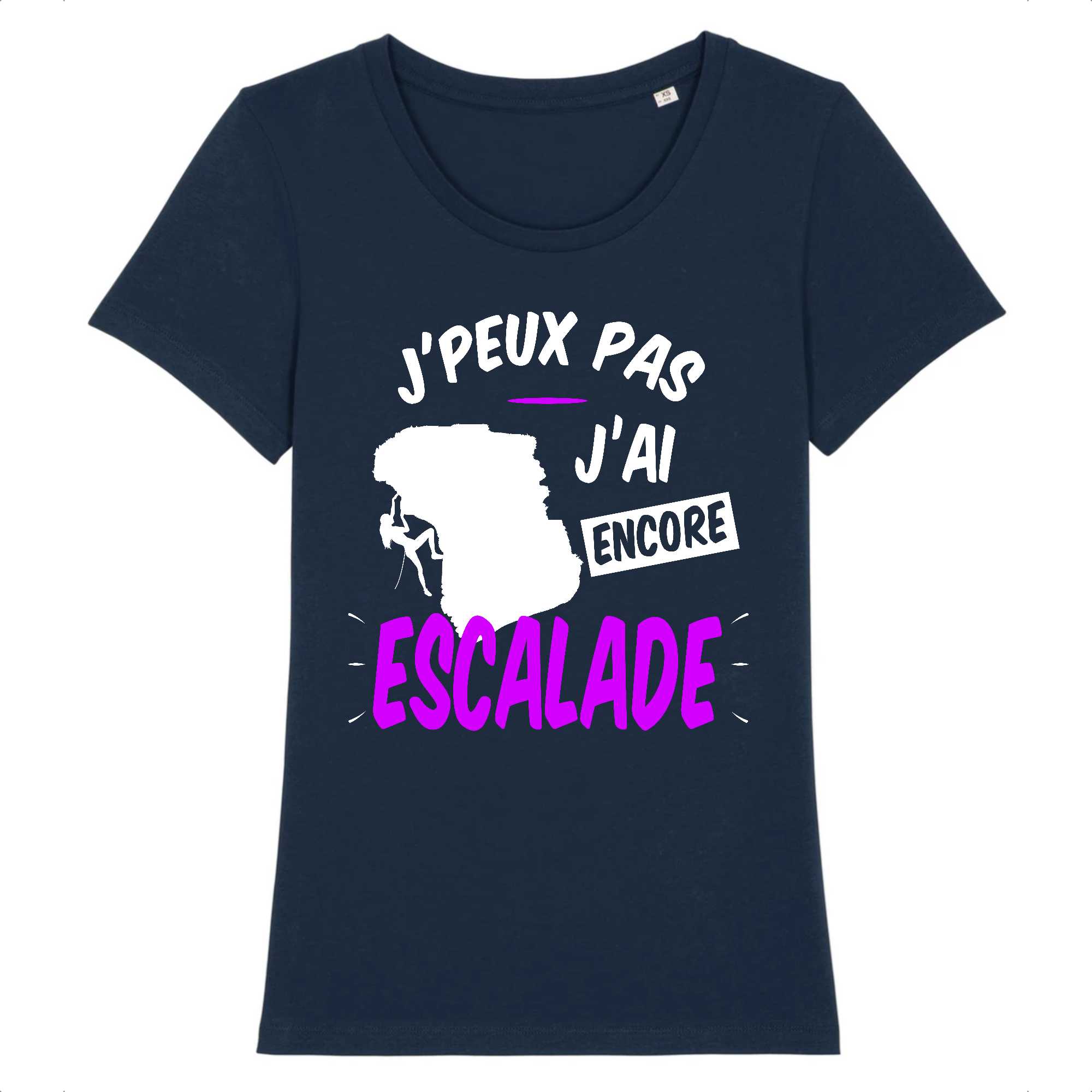 T-shirt Femme J'peux pas j'ai encore escalade