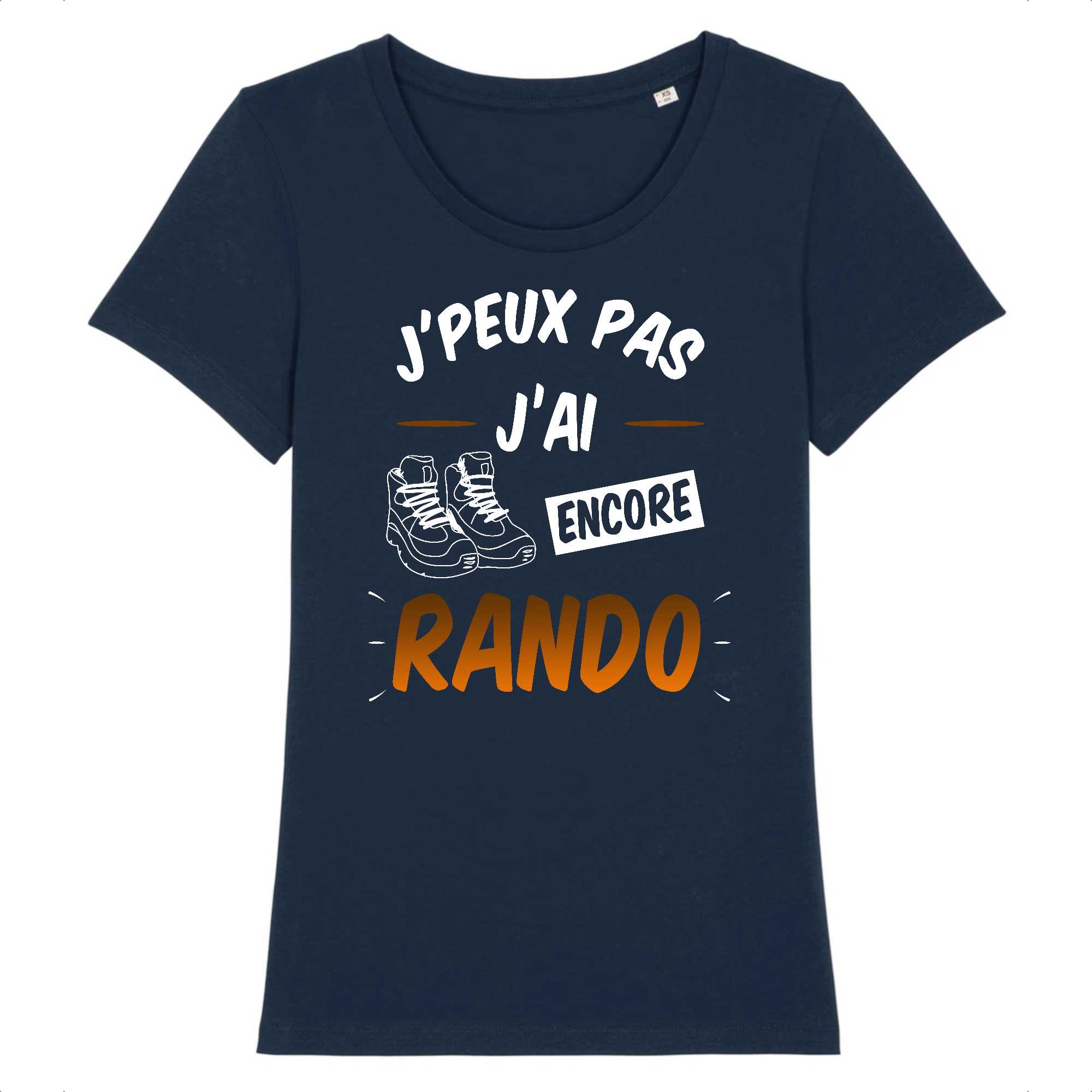 T-shirt Femme J'peux pas j'ai encore rando