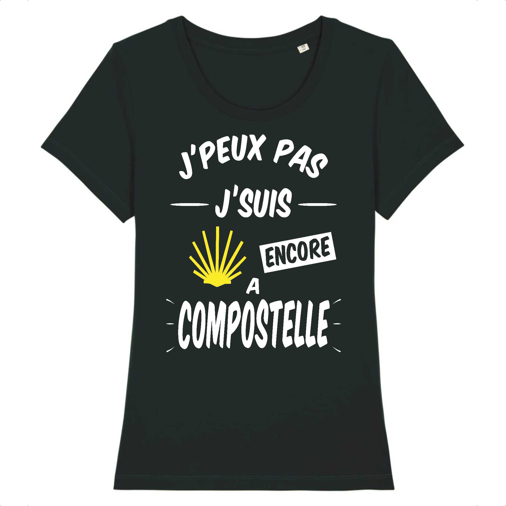 T-shirt Femme J'peux pas j'suis encore a Compostelle