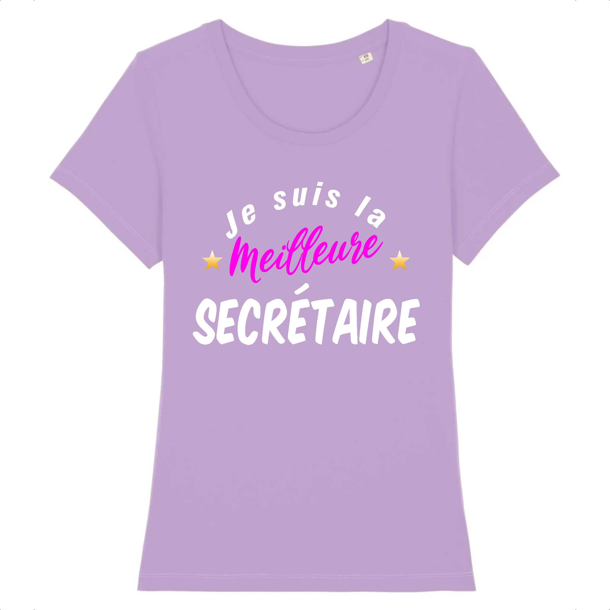 T-shirt Femme Je suis la meilleure secrétaire