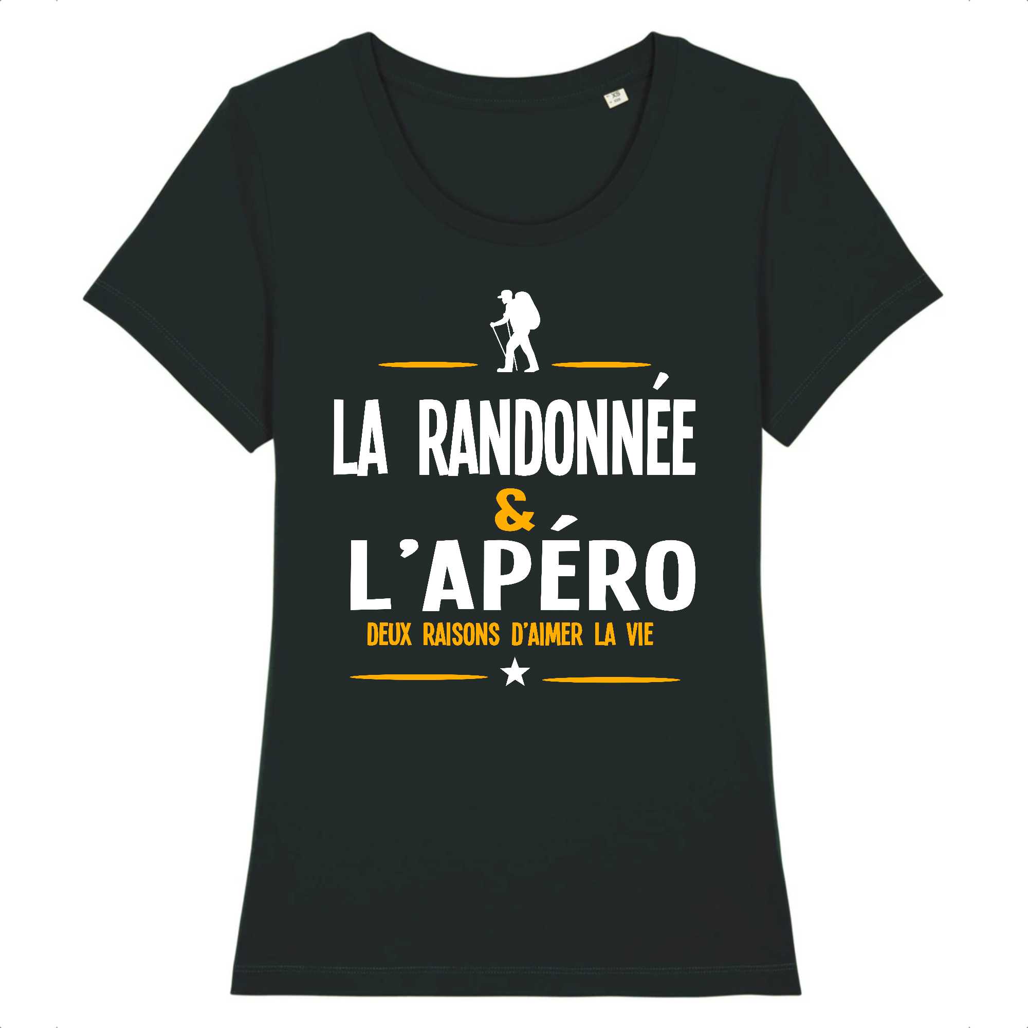 T-shirt Femme La randonnée et l'apéro