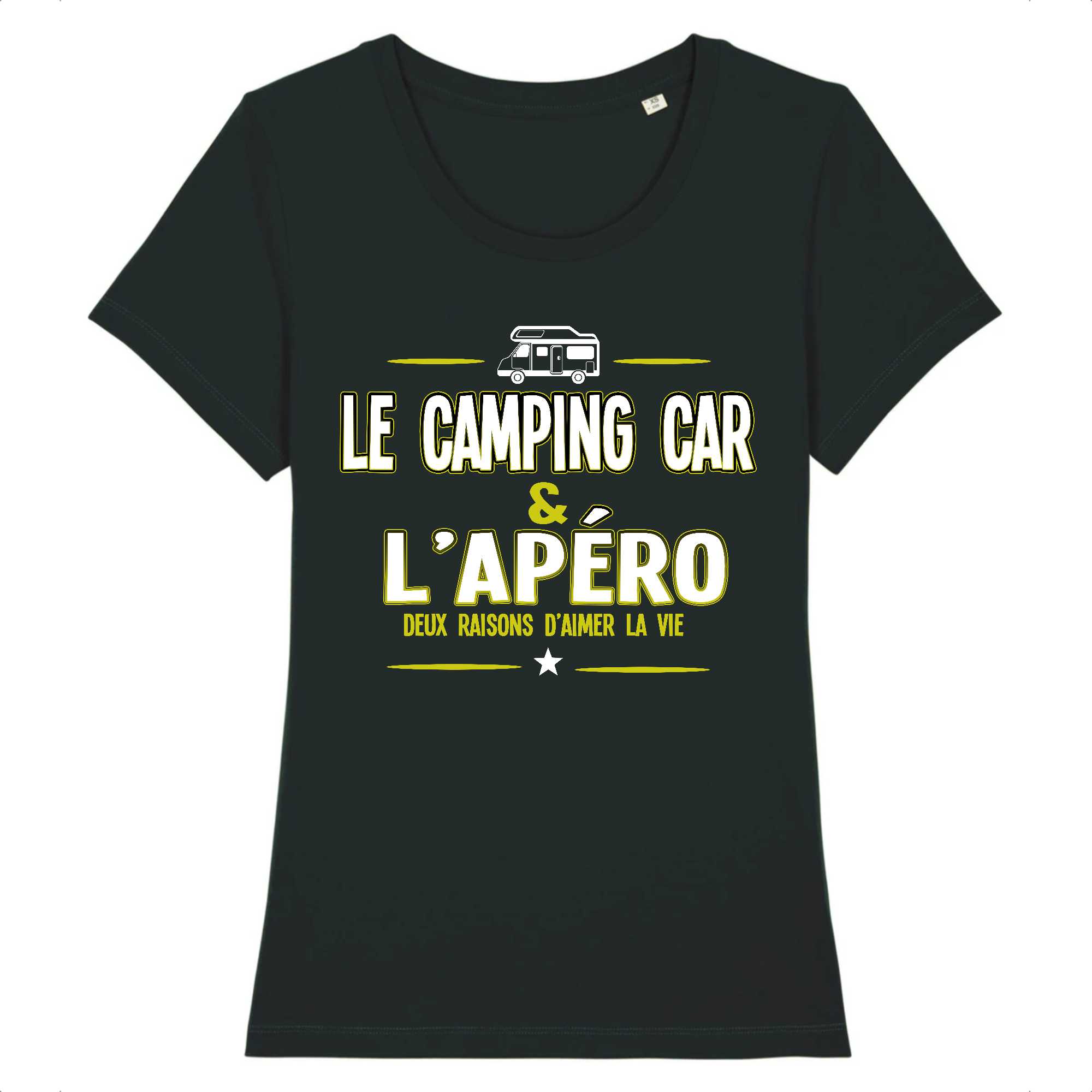 T-shirt Femme Le camping car et l'apéro