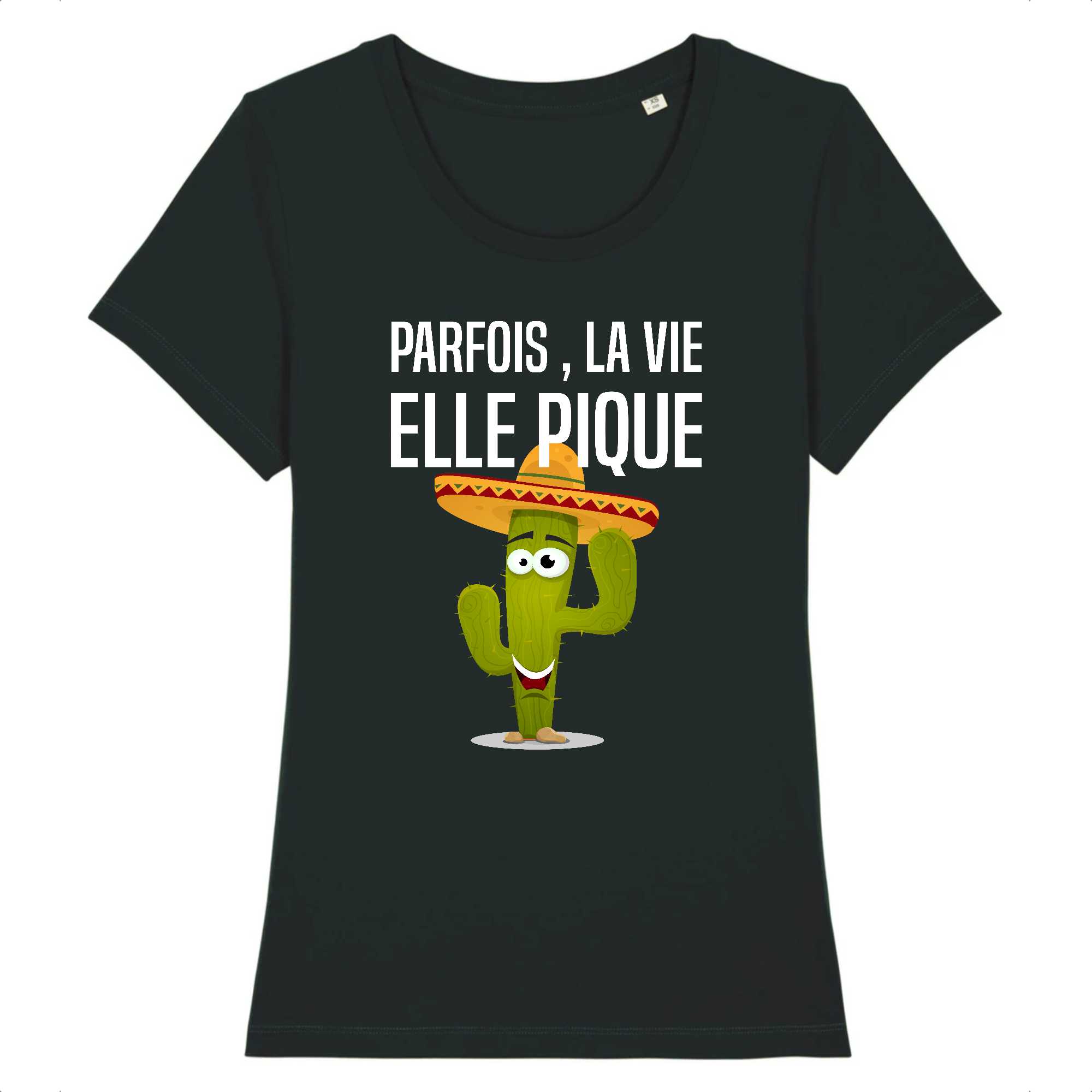 T-shirt Femme Parfois, la vie elle pique