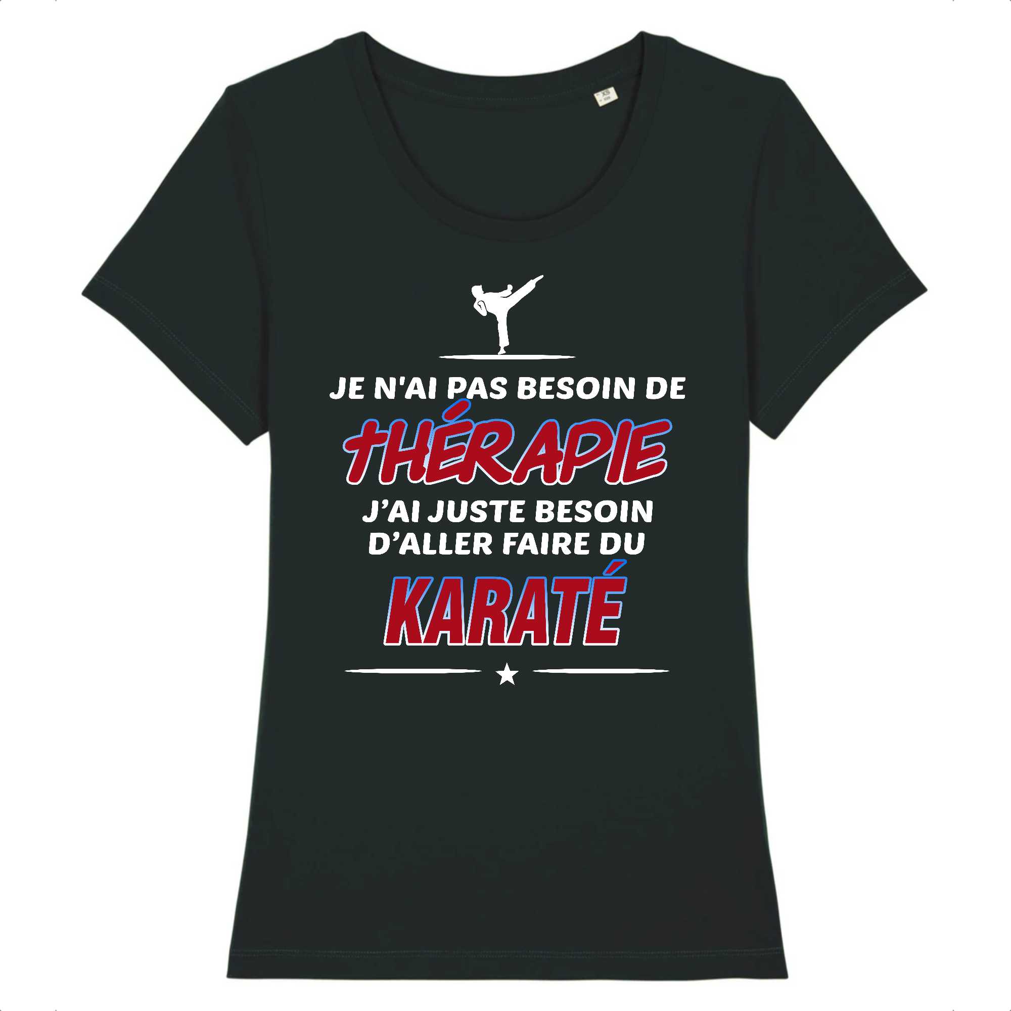 T-shirt Femme Thérapie et karaté