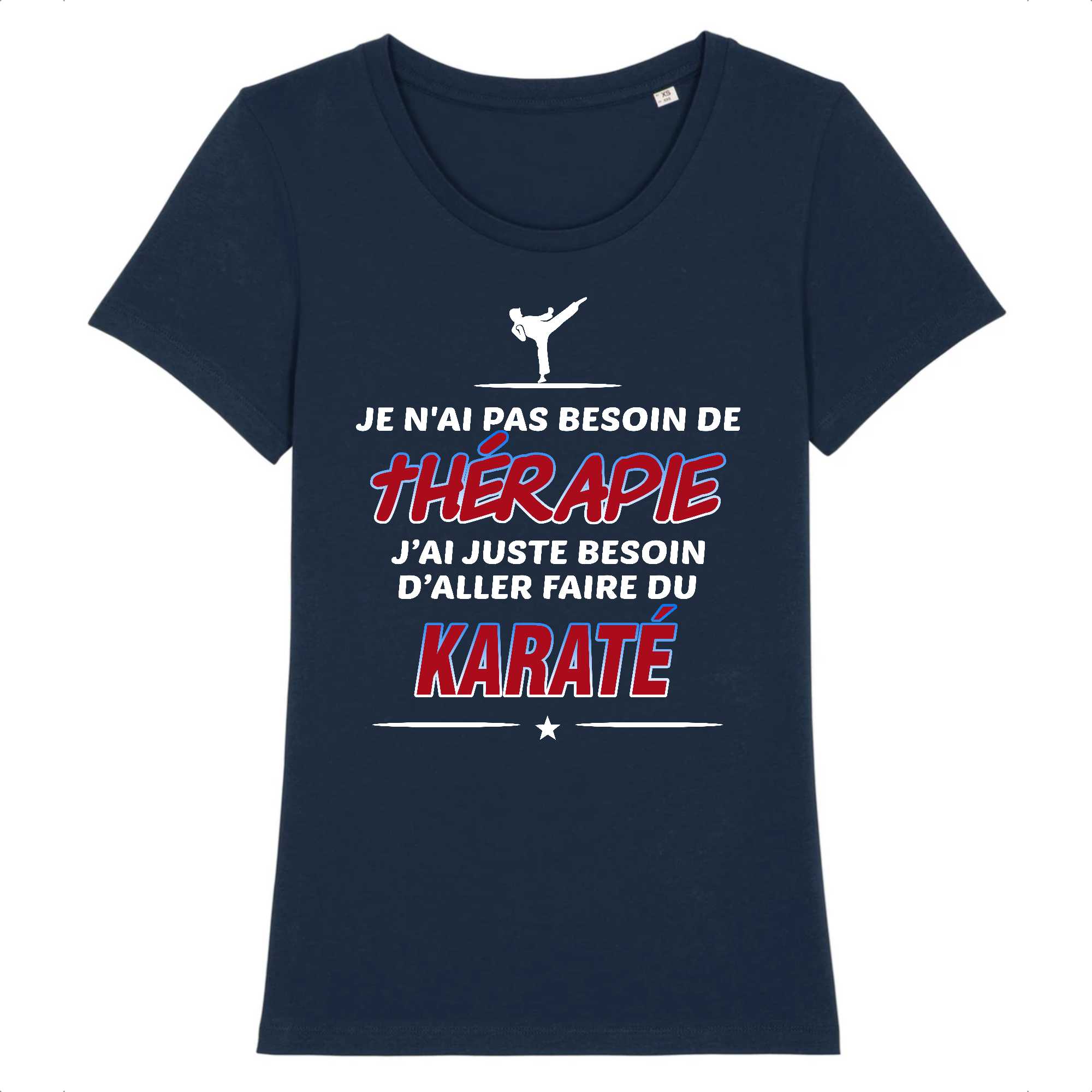 T-shirt Femme Thérapie et karaté