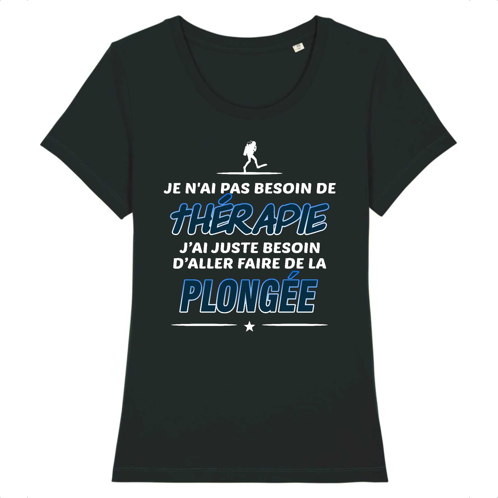 T-shirt Femme Thérapie et plongée