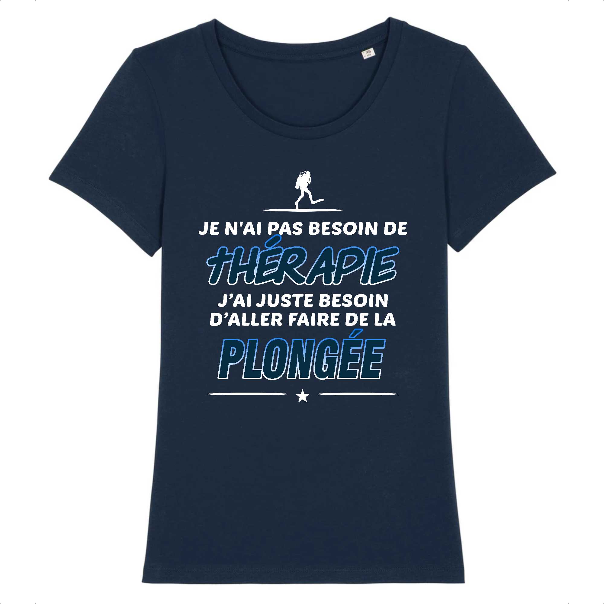 T-shirt Femme Thérapie et plongée