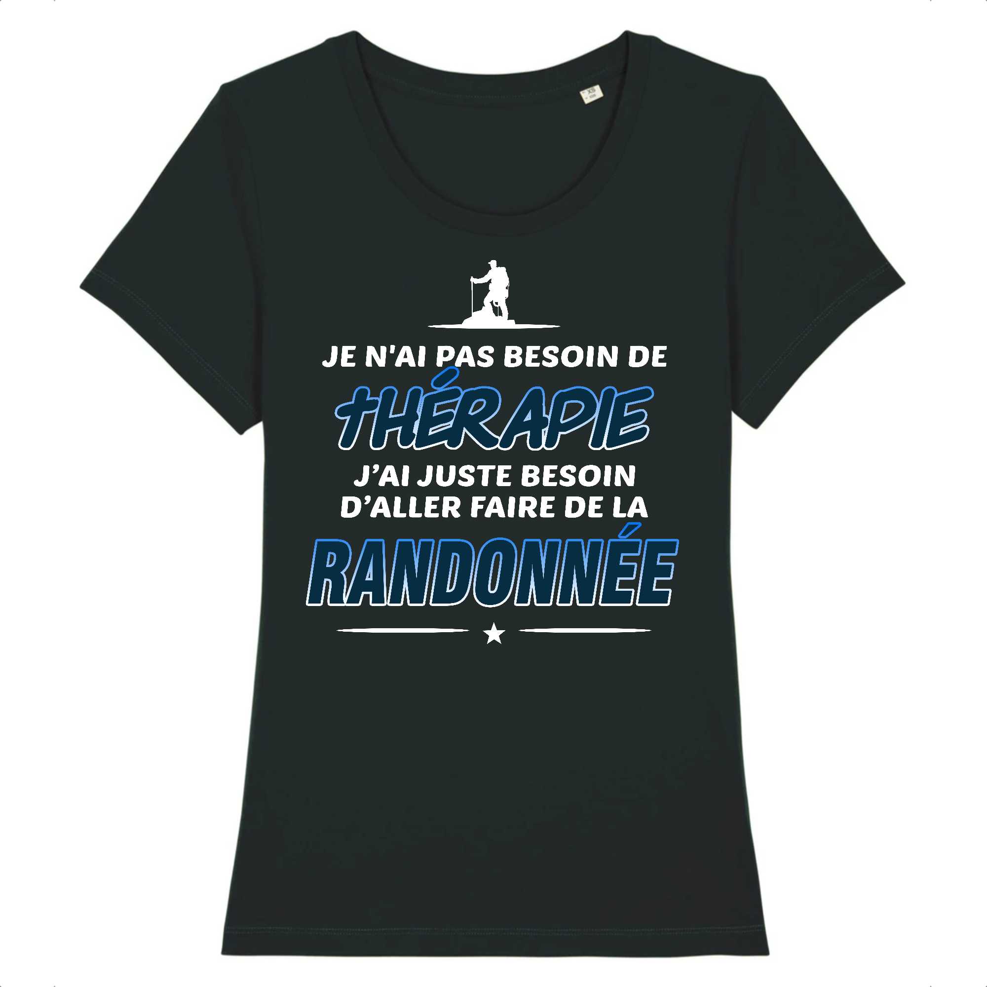 T-shirt Femme Thérapie et Randonnée