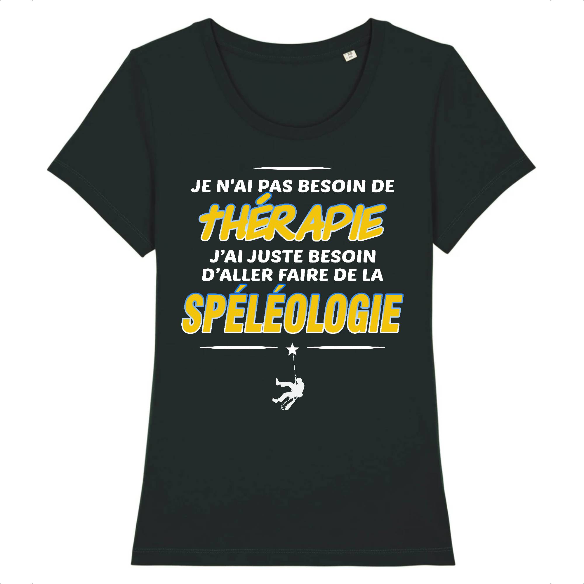 T-shirt Femme Thérapie et spéléologie