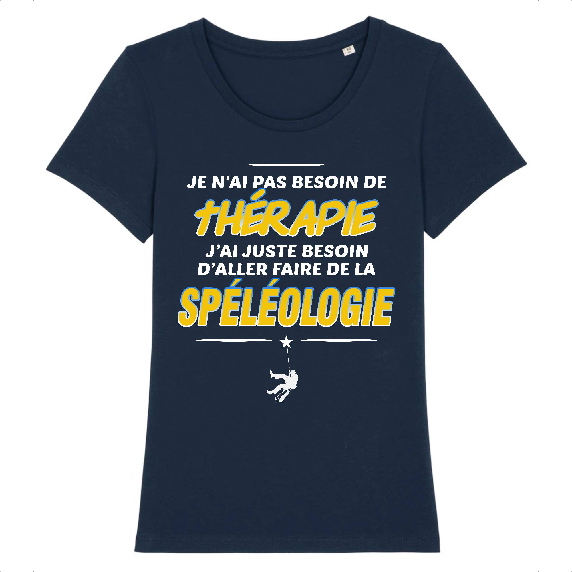 T-shirt Femme Thérapie et spéléologie