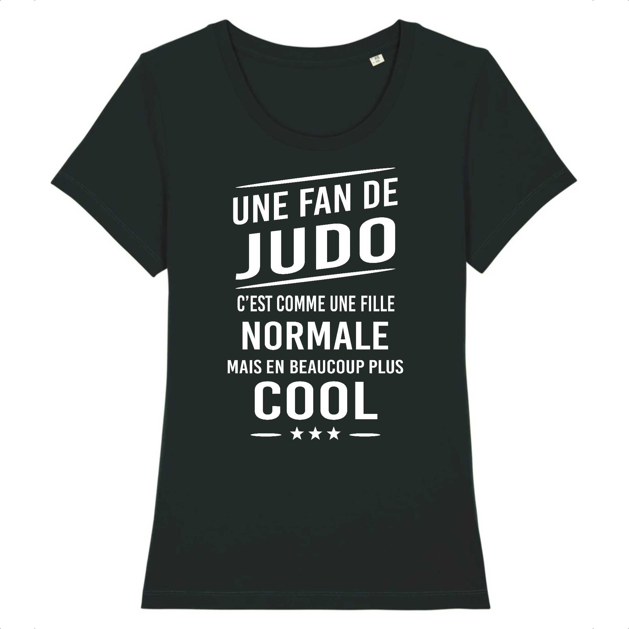 T-shirt Femme Une fan de judo