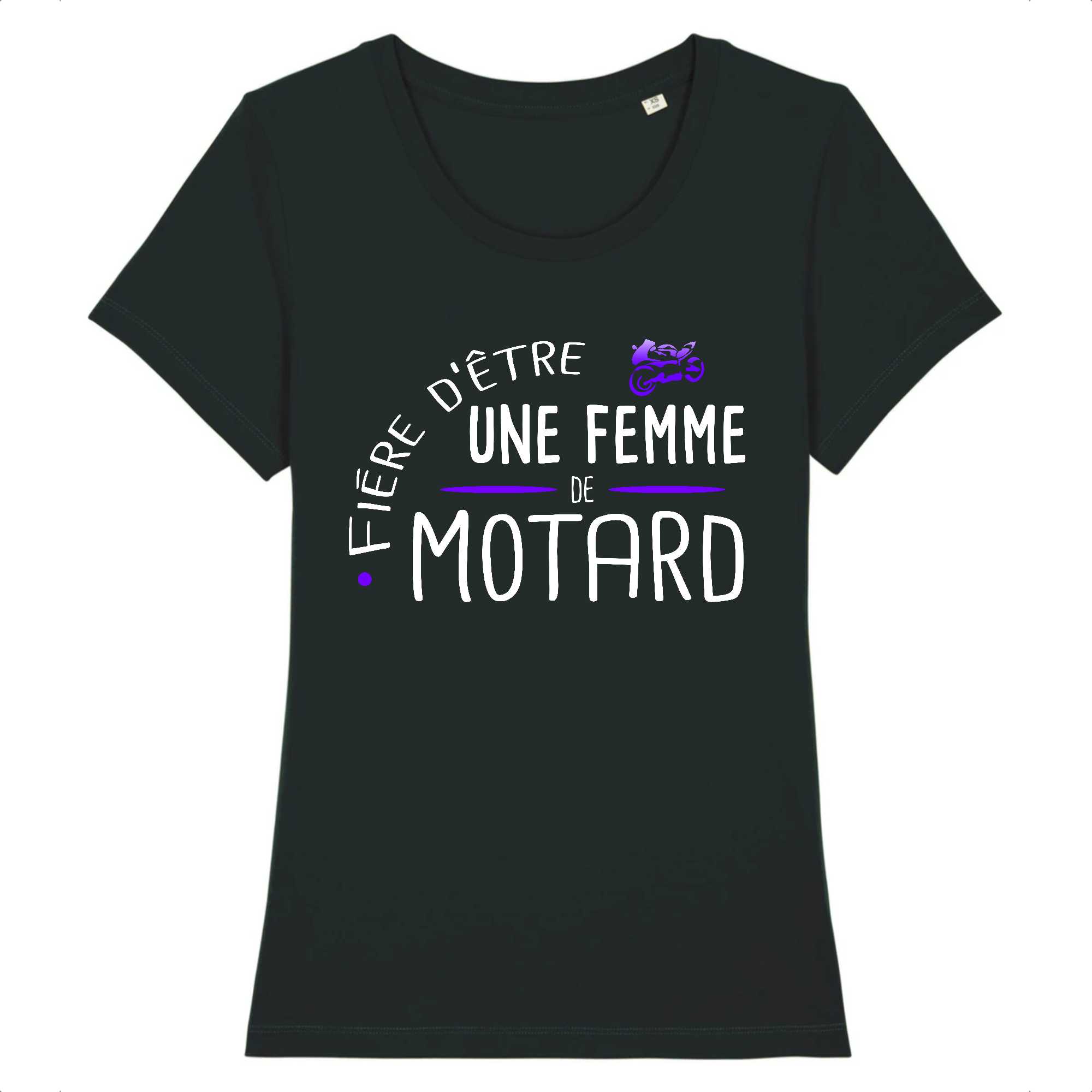 T-shirt Femme Une femme de motard