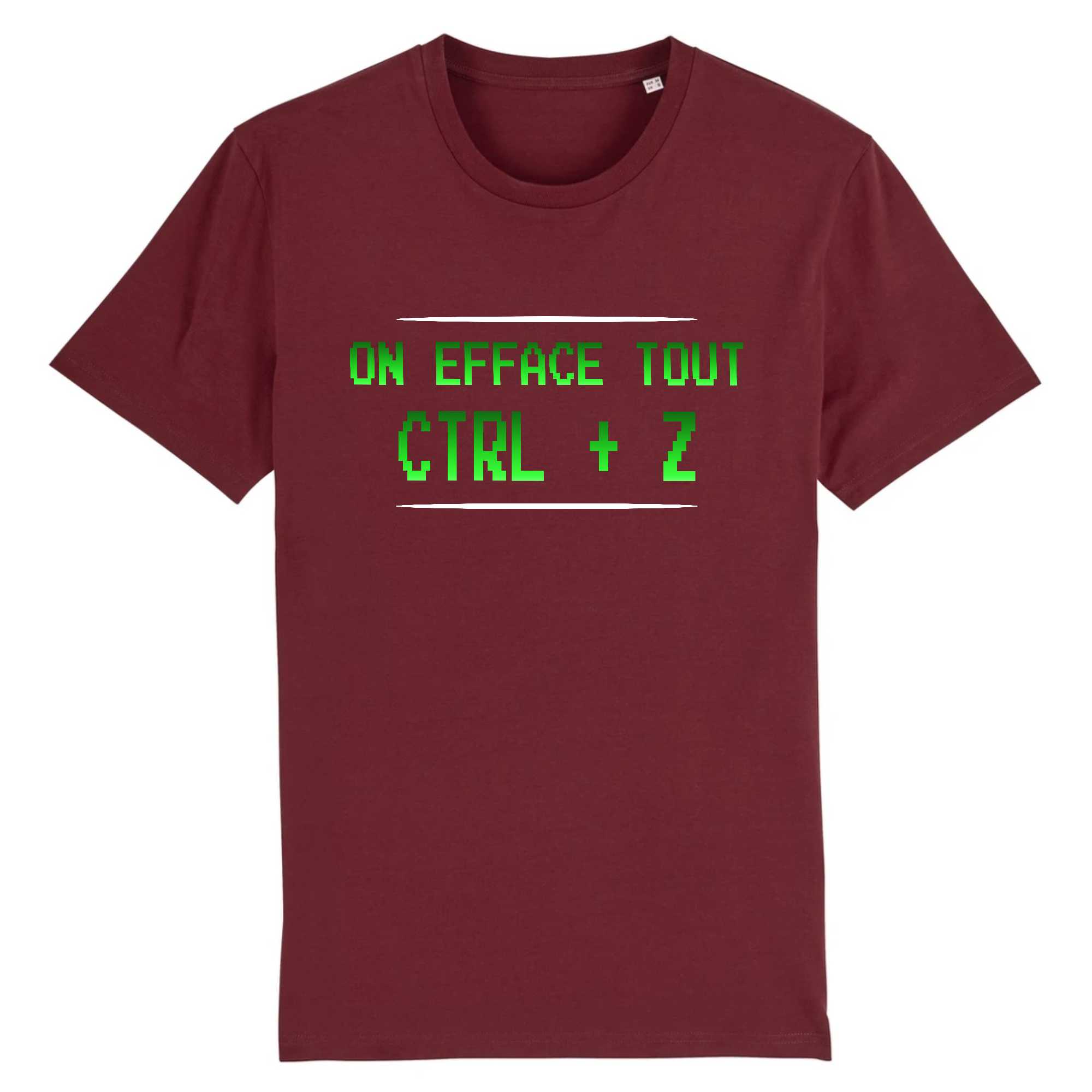 T-shirt Homme CTRL + Z