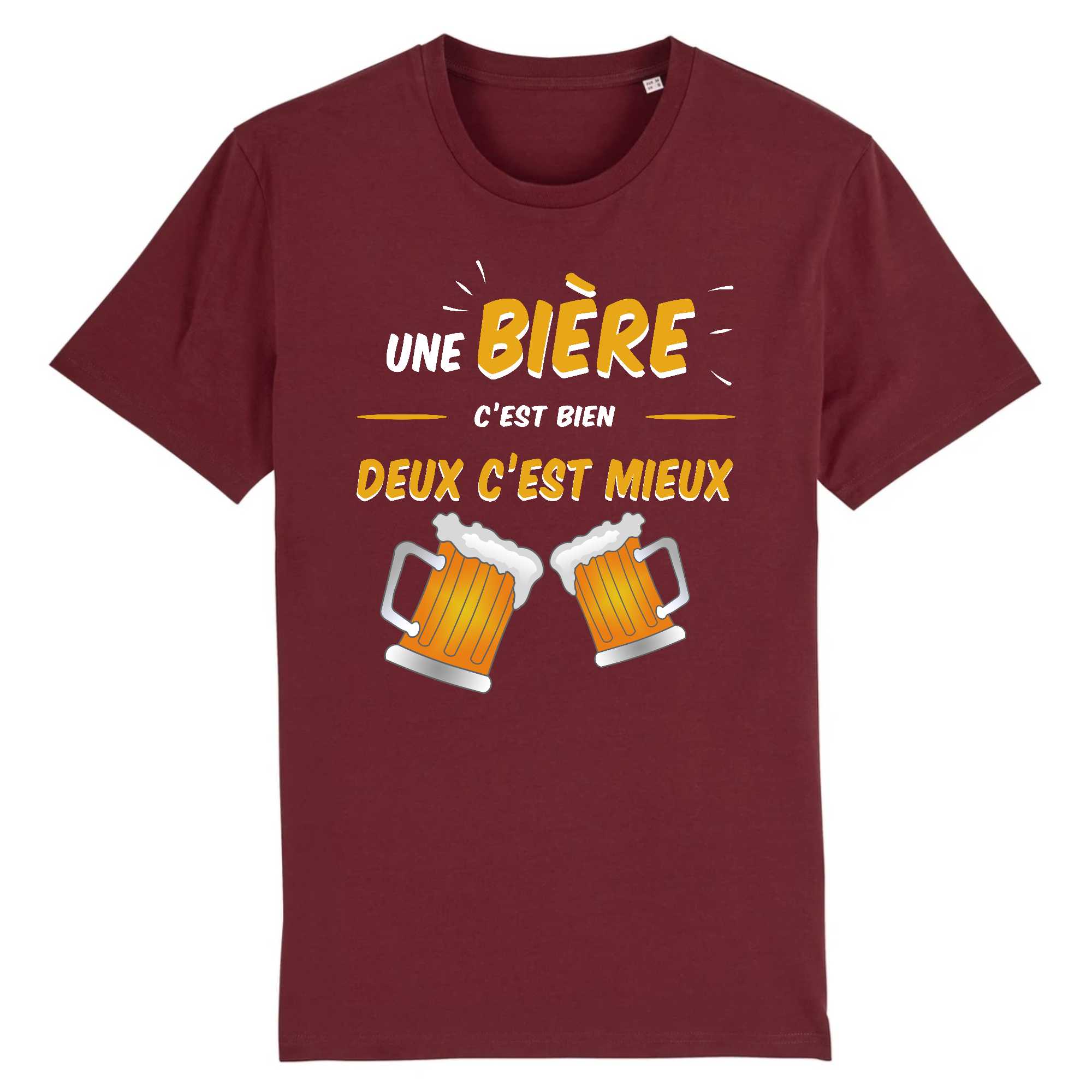 T-shirt Homme Deux bières c`est mieux