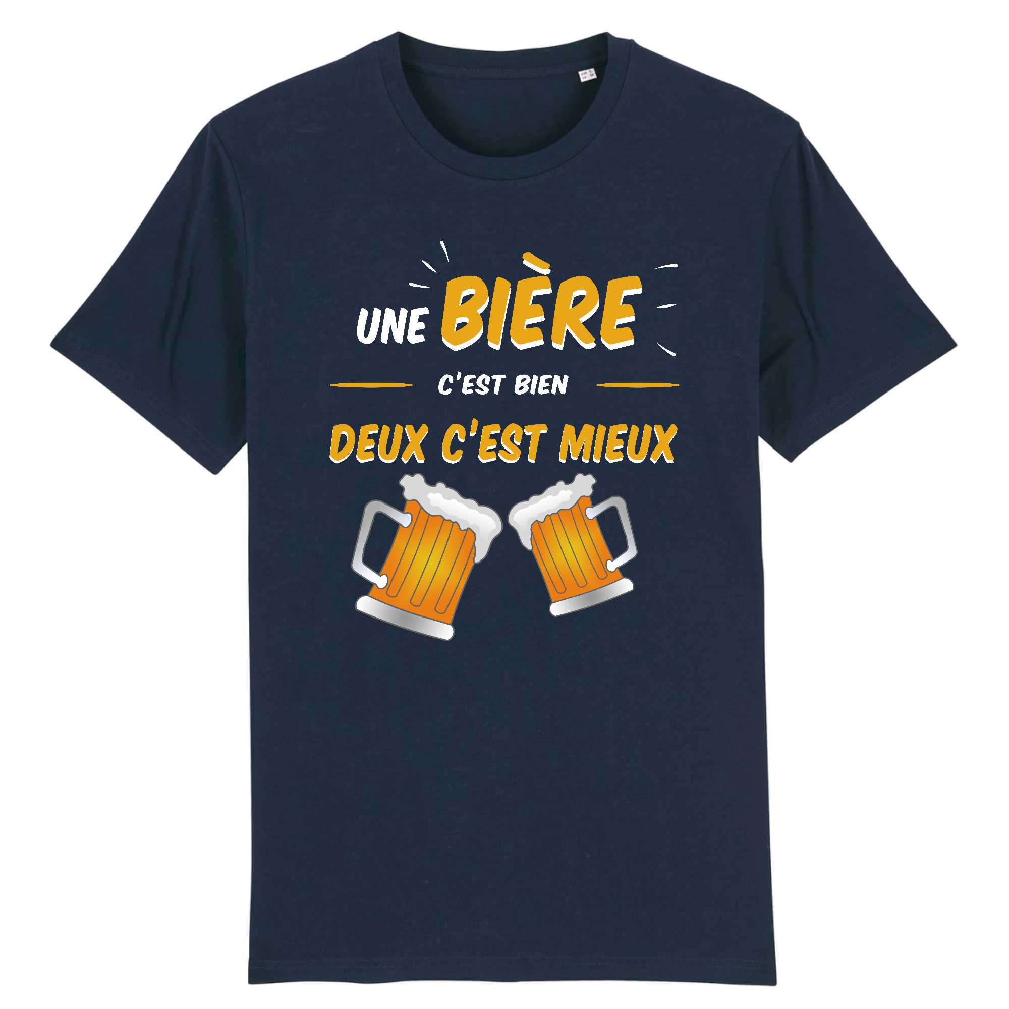 T-shirt Homme Deux bières c`est mieux