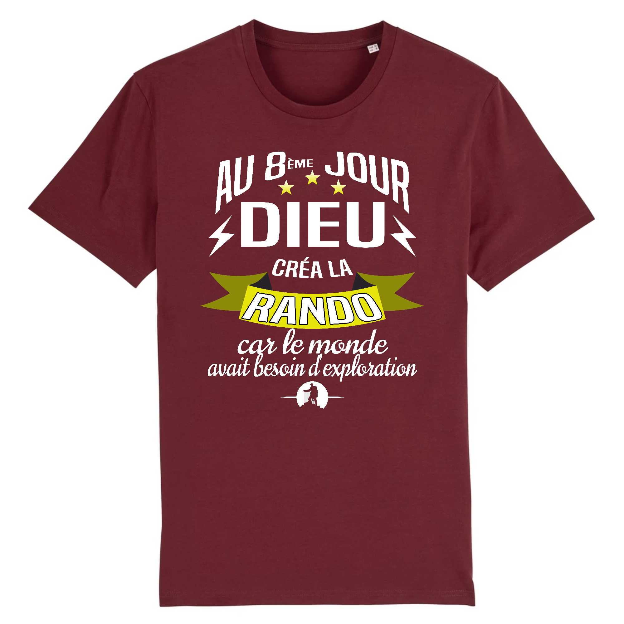 T-shirt Homme Dieu créa la rando