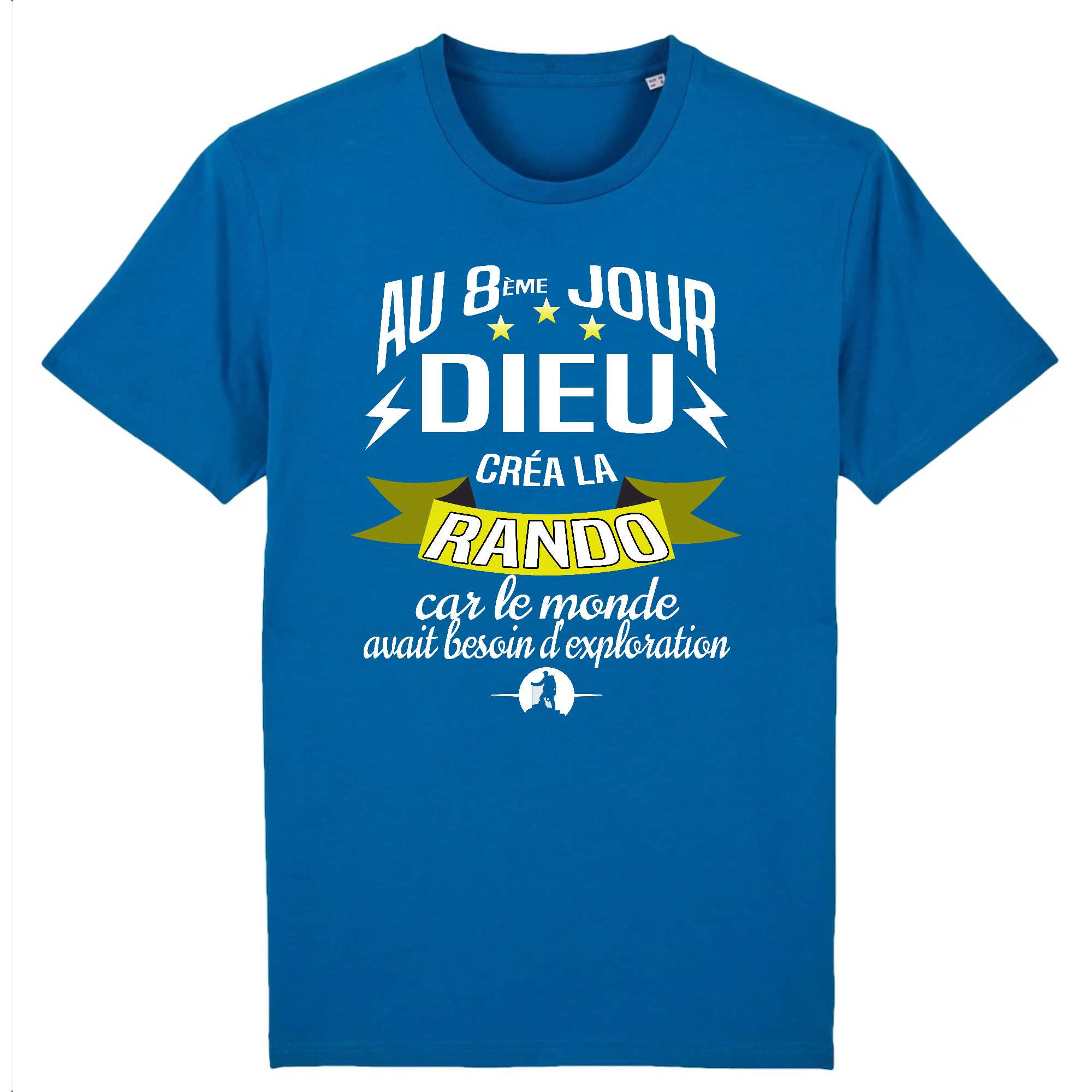 T-shirt Homme Dieu créa la rando