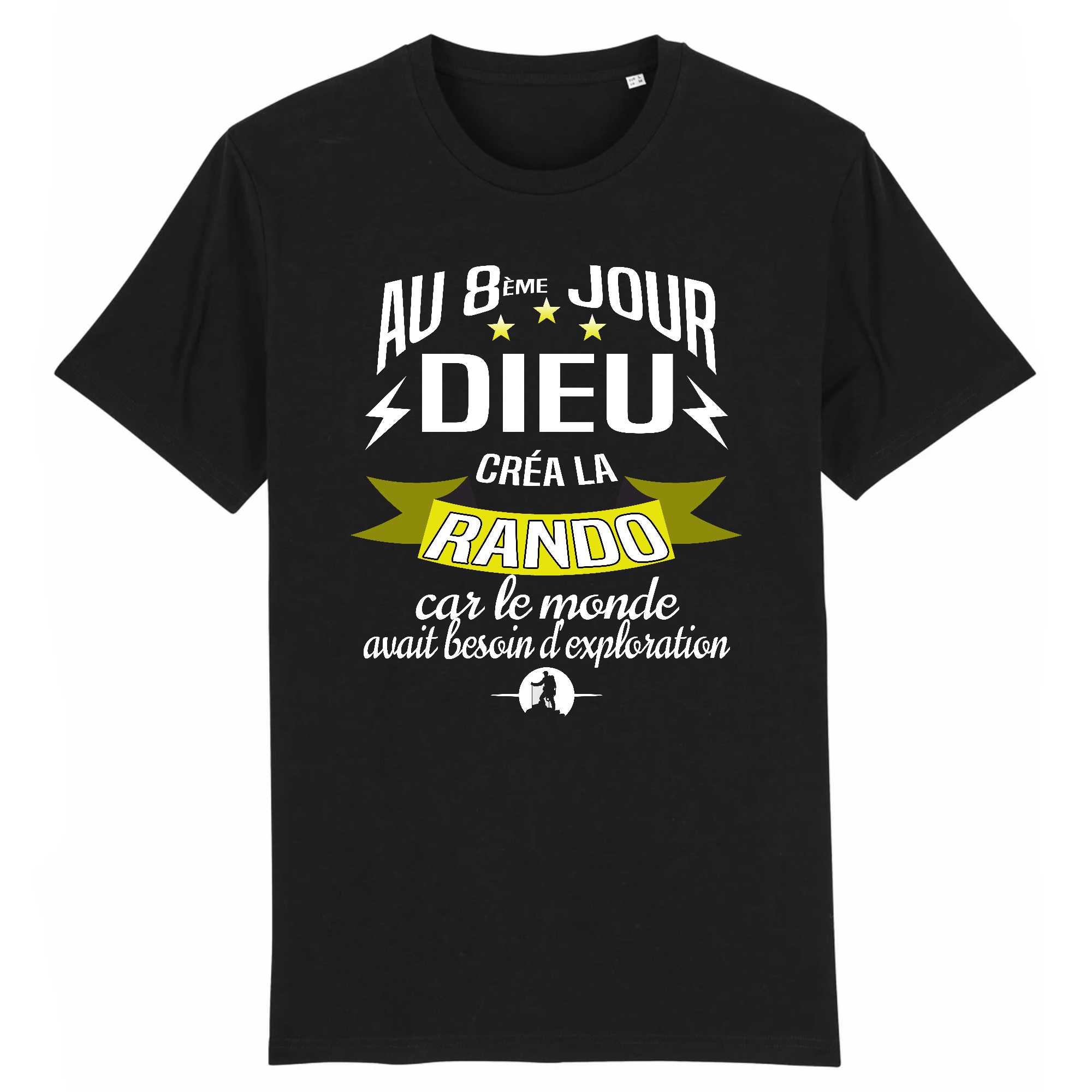 T-shirt Homme Dieu créa la rando