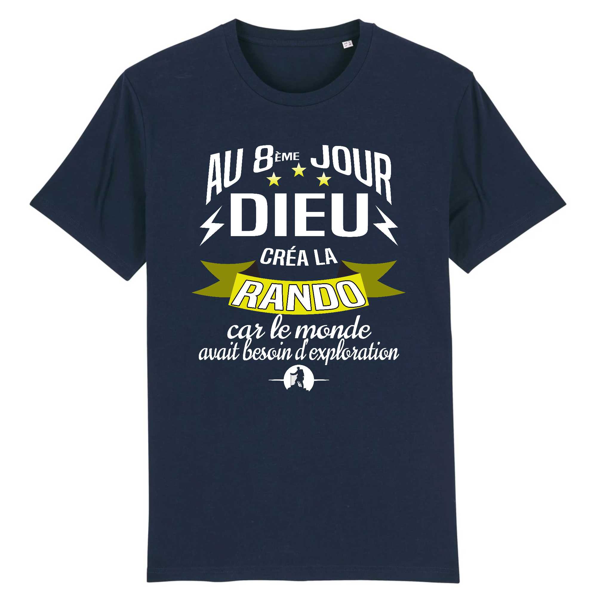 T-shirt Homme Dieu créa la rando