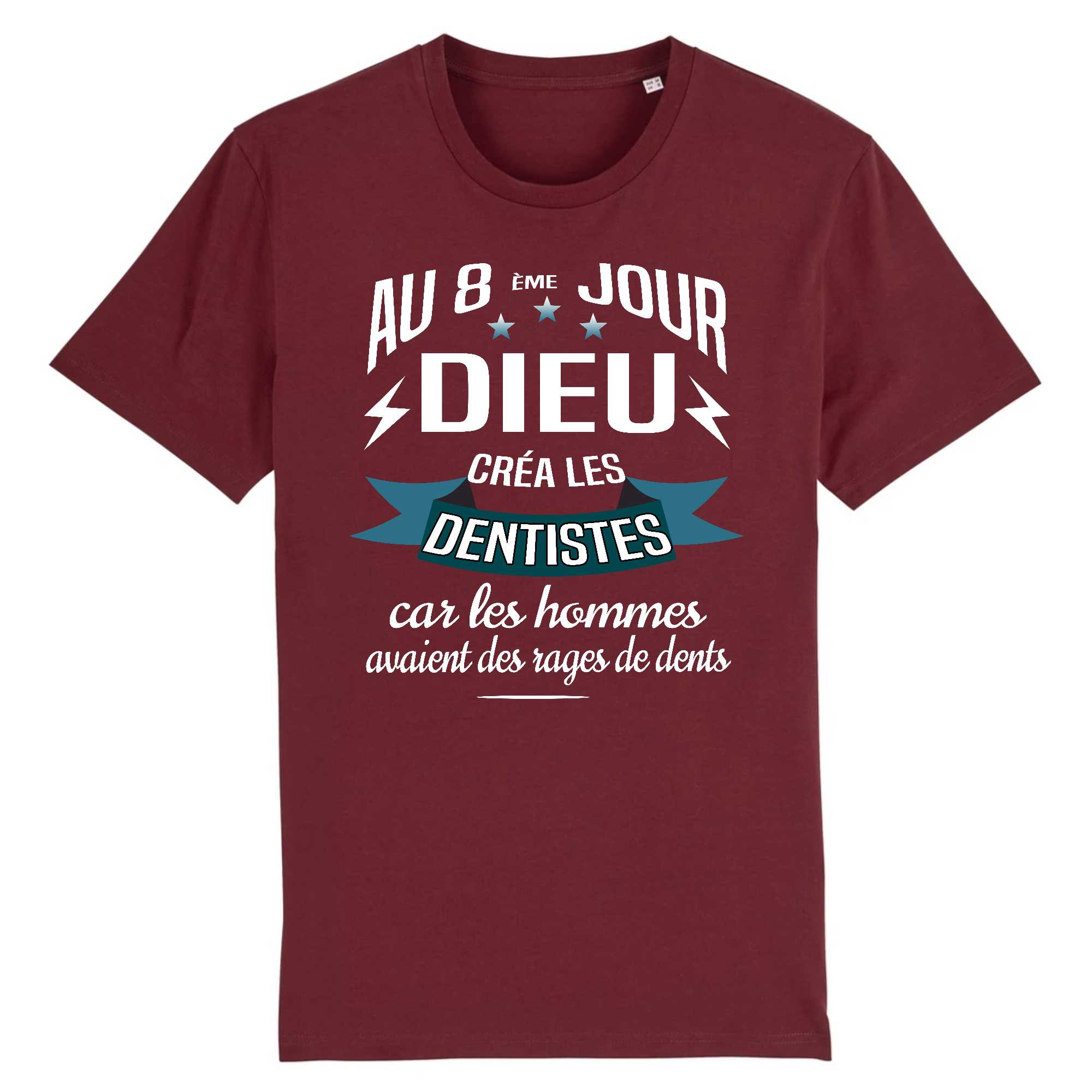 T-shirt Homme Dieu créa les dentistes