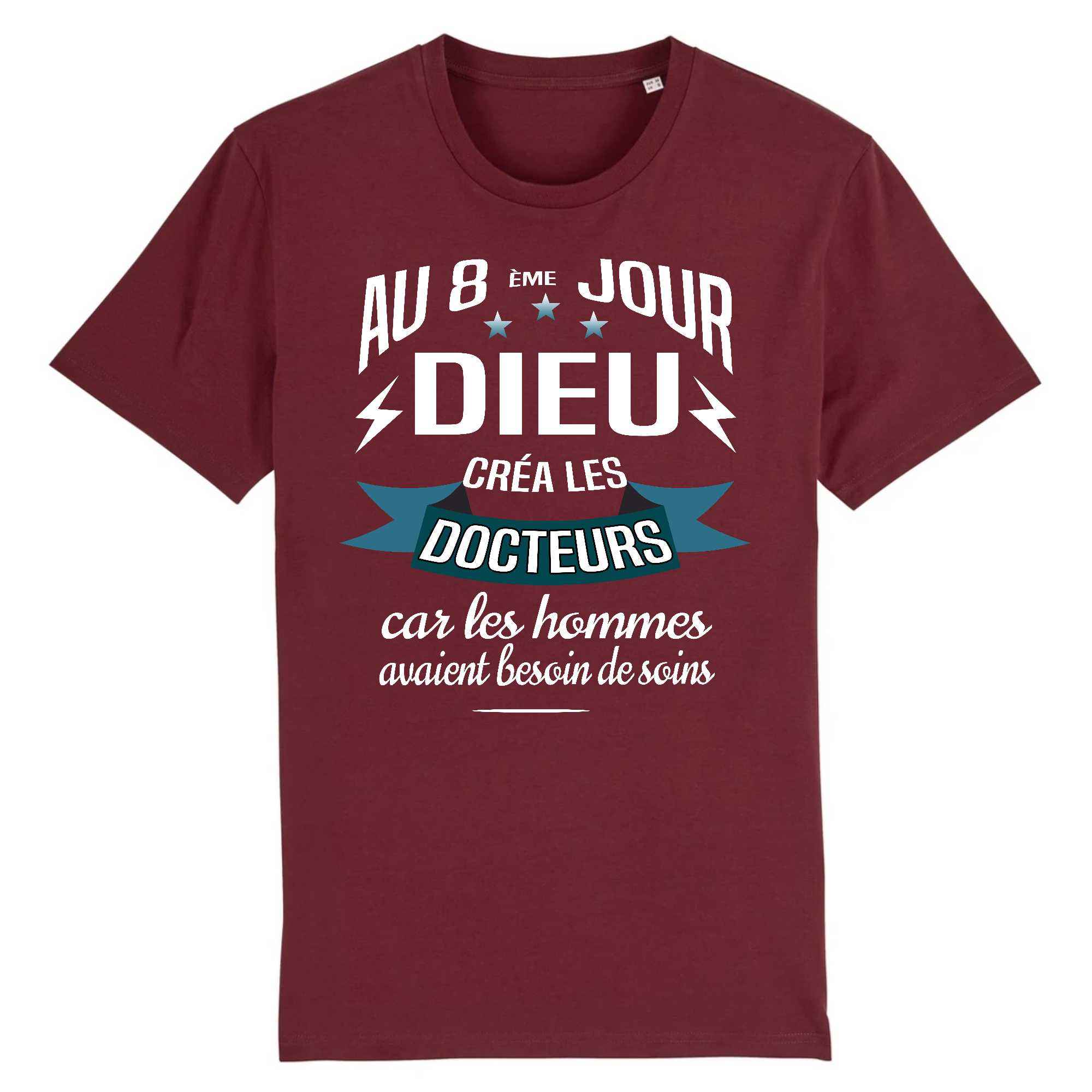T-shirt Homme Dieu créa les docteurs