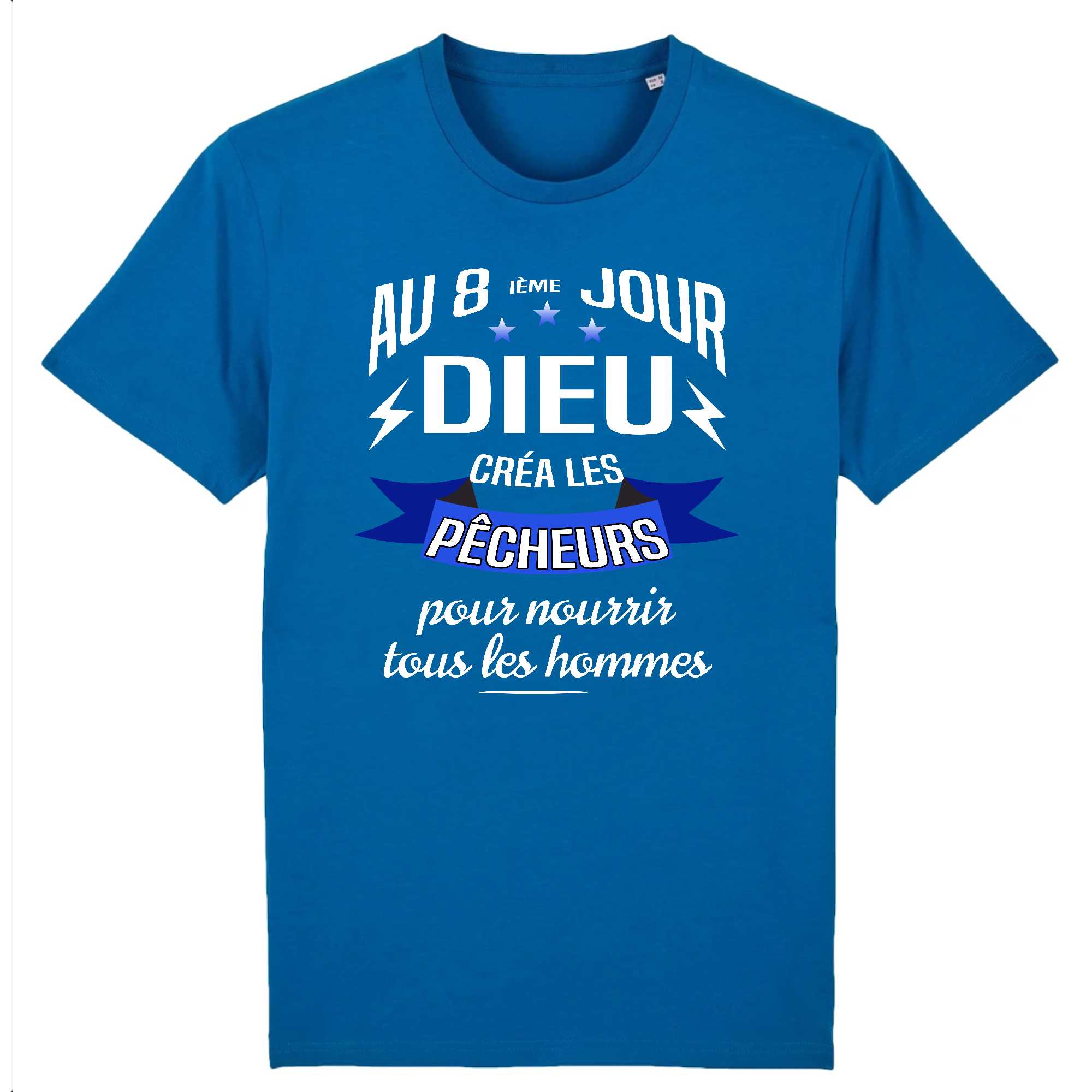 T-shirt Homme Dieu créa les pêcheurs