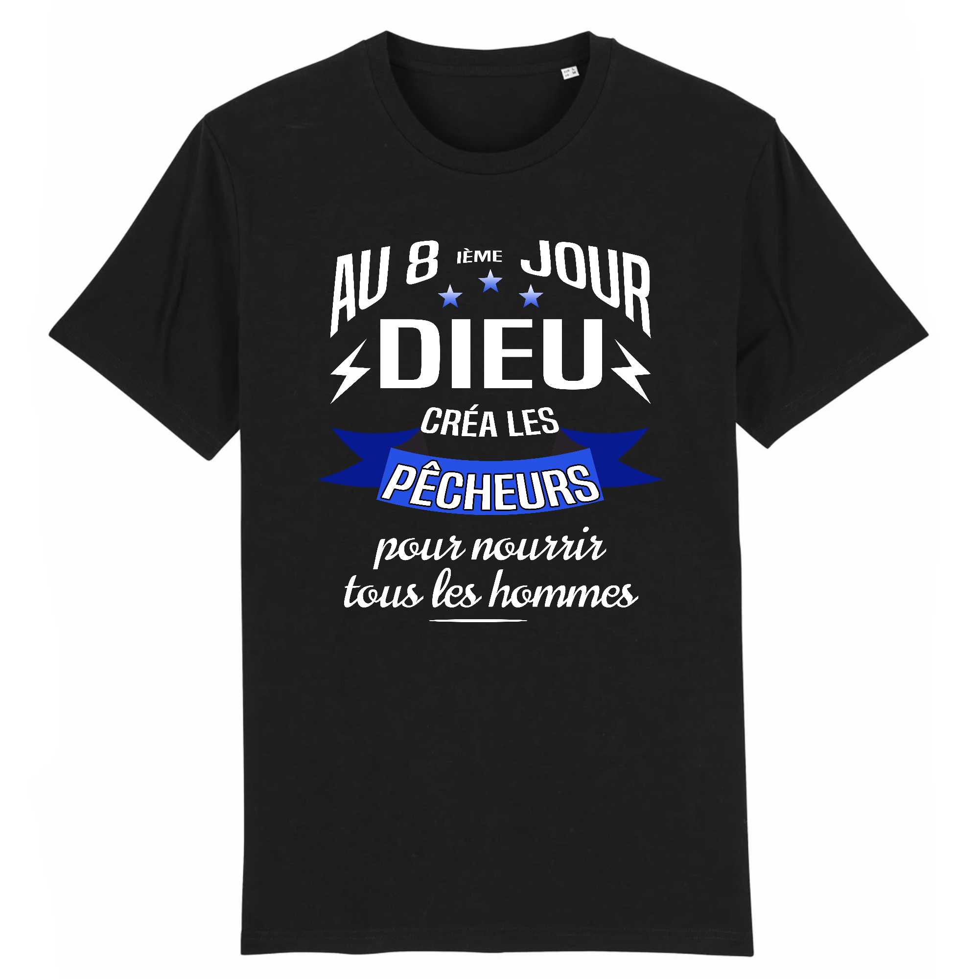T-shirt Homme Dieu créa les pêcheurs