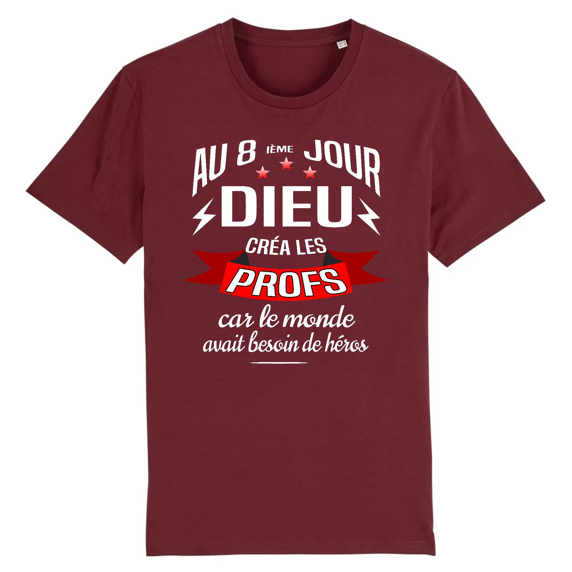 T-shirt Homme Dieu créa les profs
