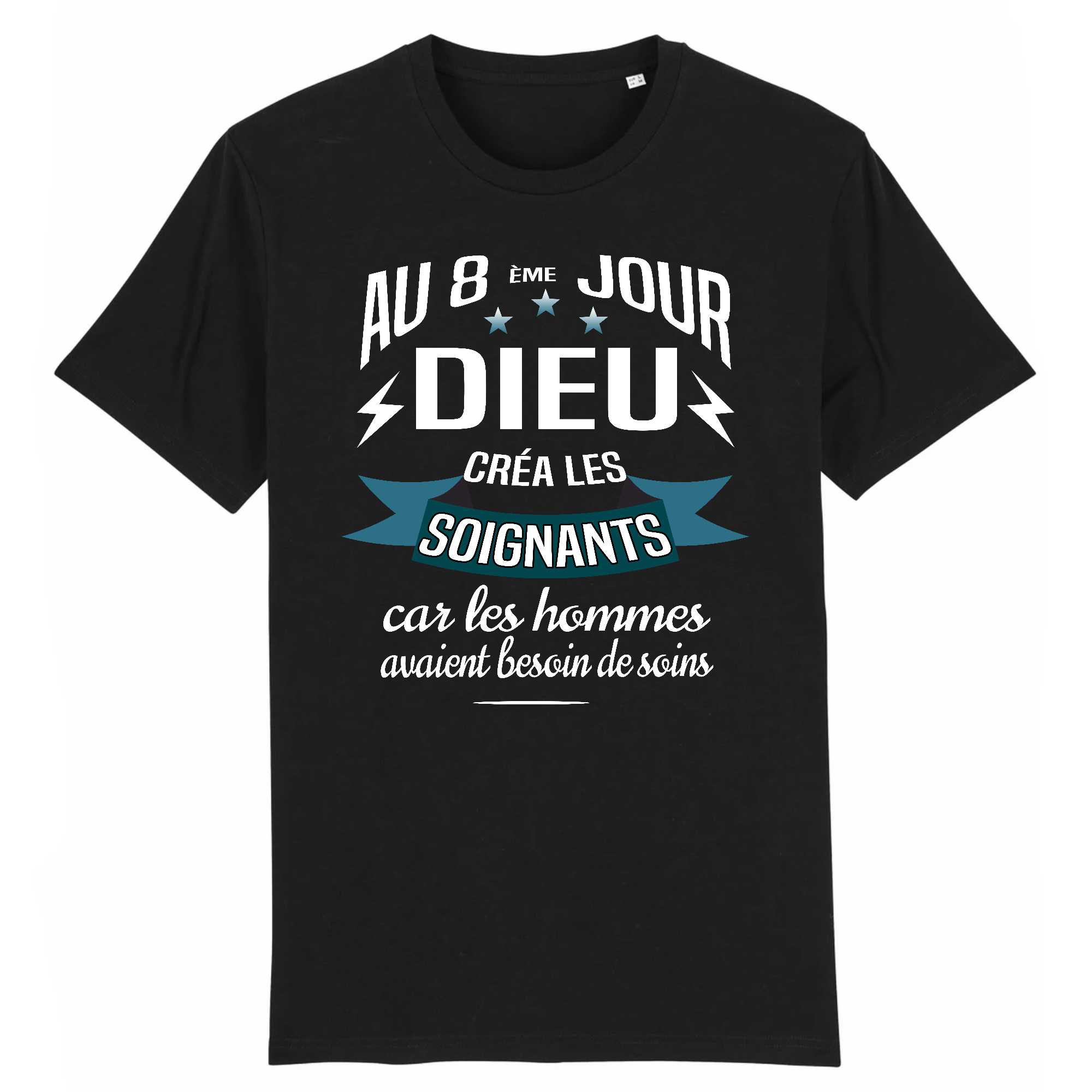 T-shirt Homme Dieu créa les soignants