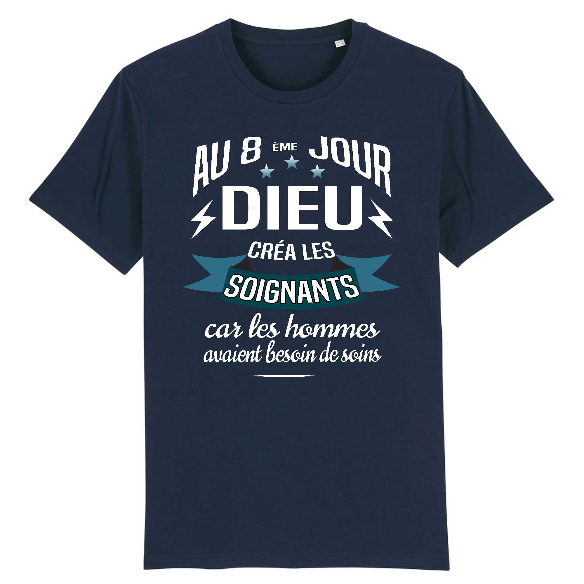 T-shirt Homme Dieu créa les soignants