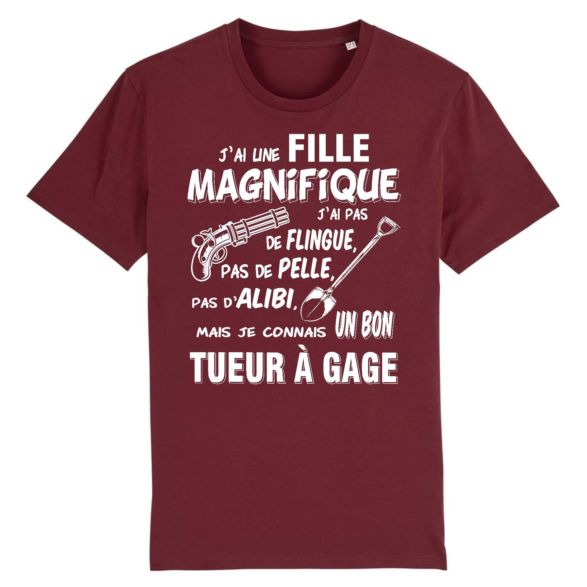T-shirt Homme J`ai une fille magnifique