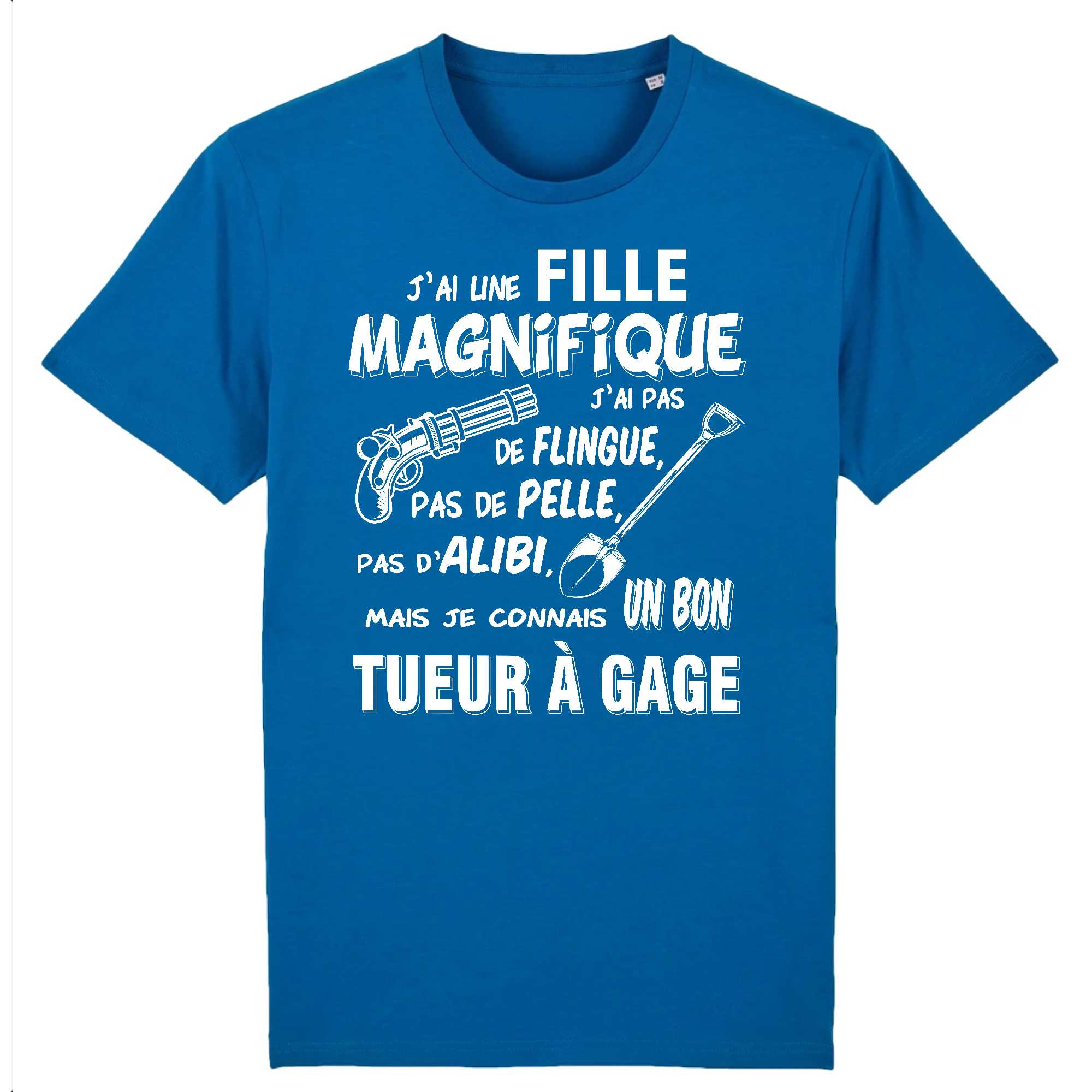 T-shirt Homme J`ai une fille magnifique