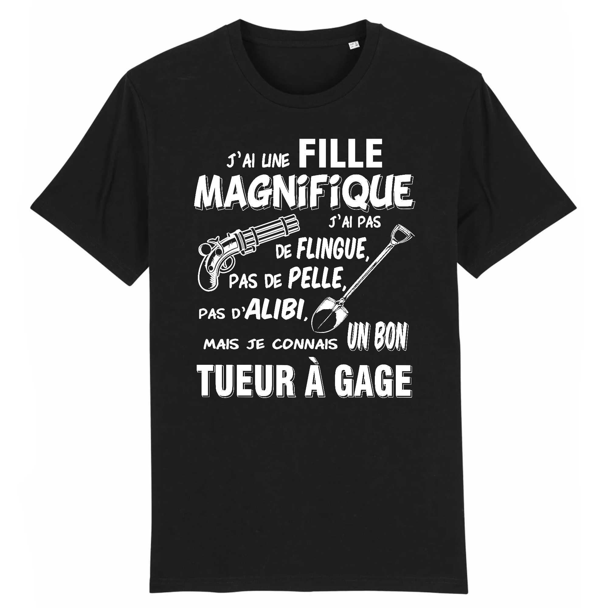 T-shirt Homme J`ai une fille magnifique