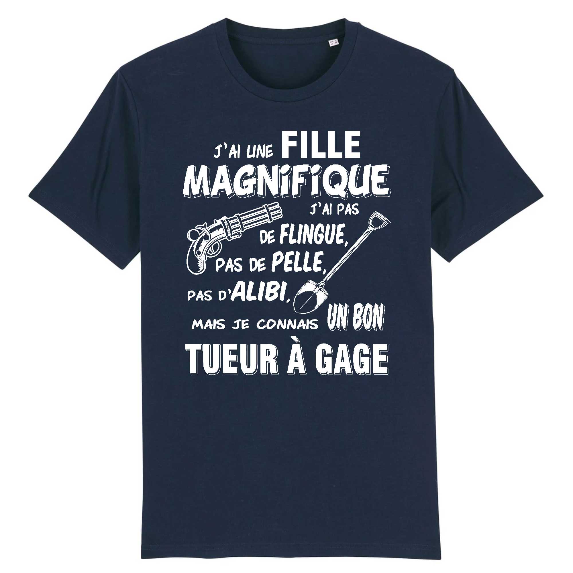 T-shirt Homme J`ai une fille magnifique