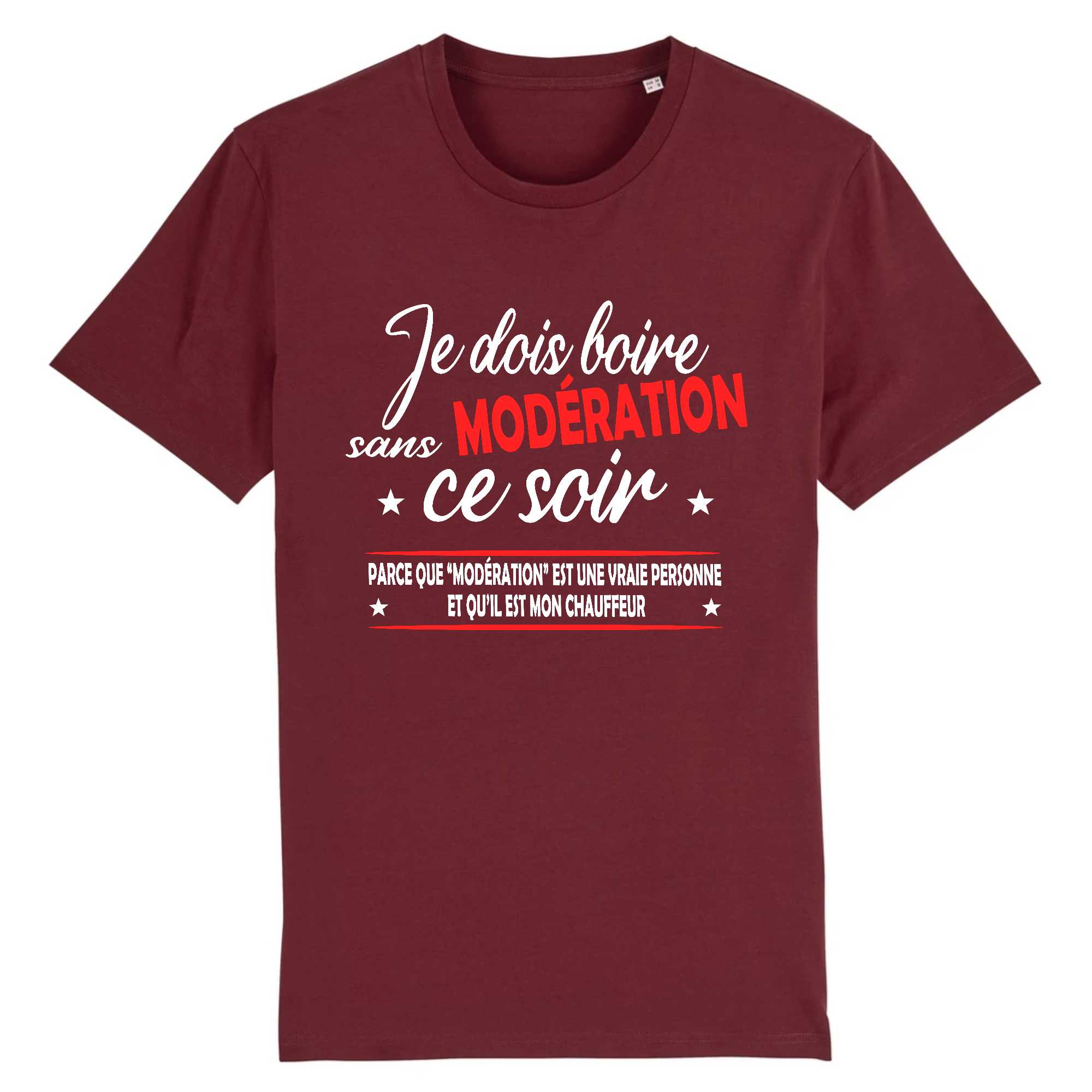 T-shirt Homme Je dois boire sans modération