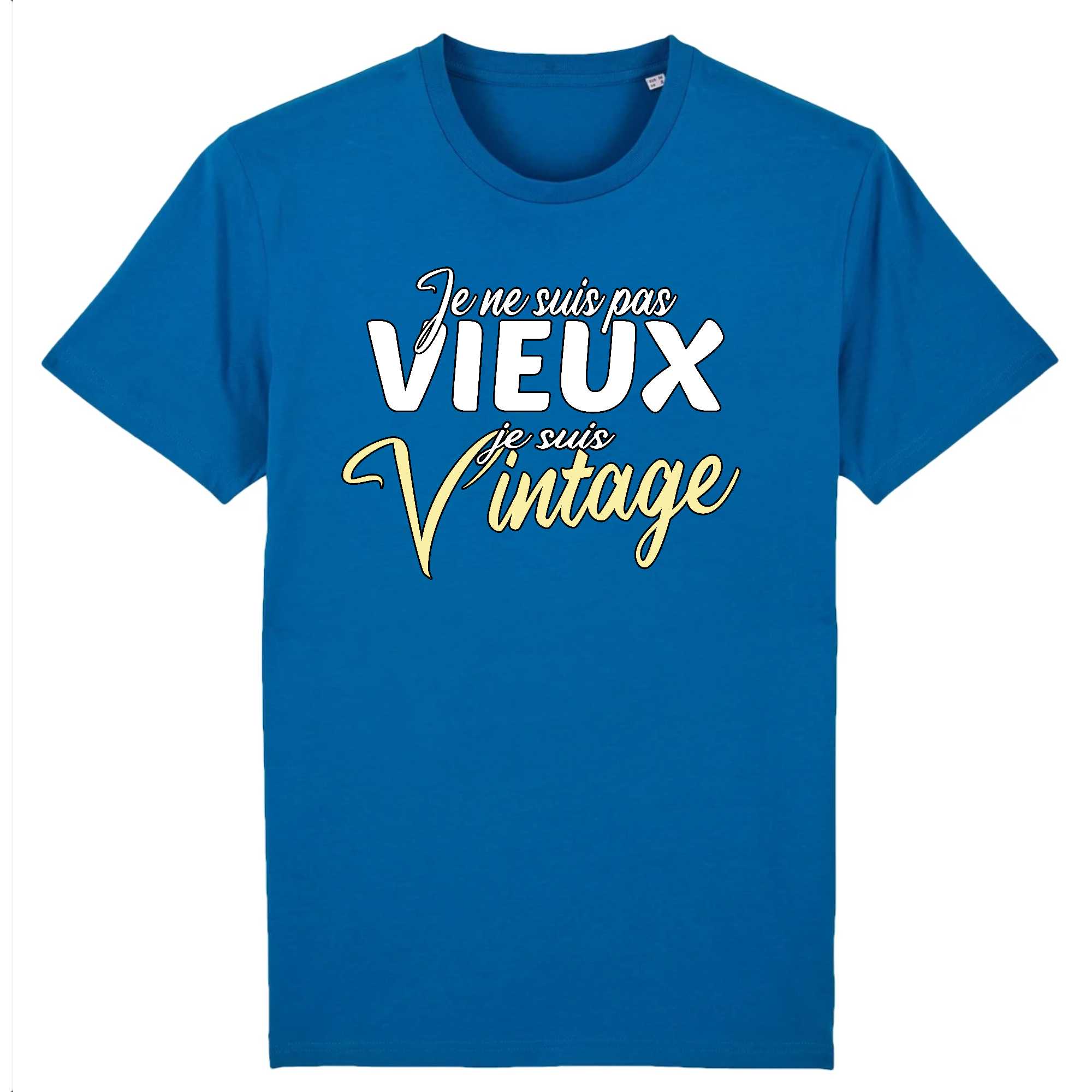 T-shirt Homme Je ne suis pas vieux je suis vintage