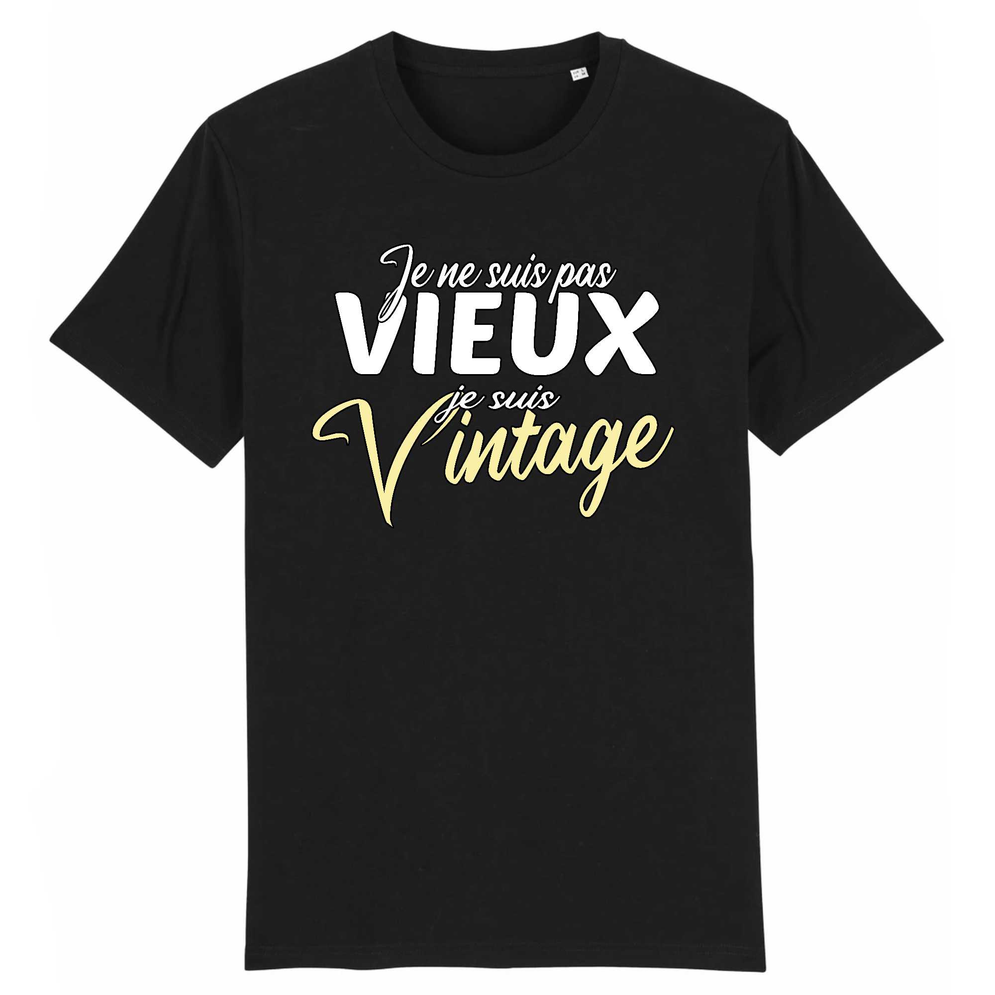 T-shirt Homme Je ne suis pas vieux je suis vintage