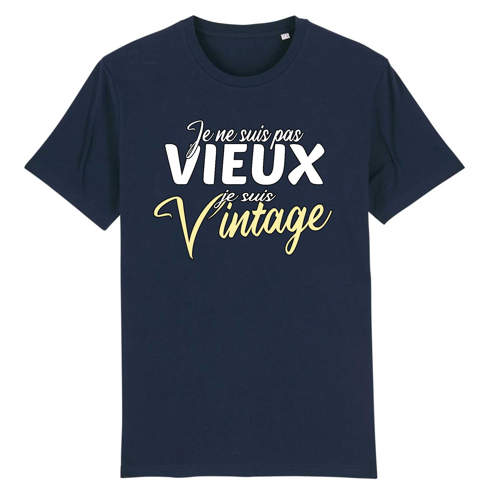 T-shirt Homme Je ne suis pas vieux je suis vintage