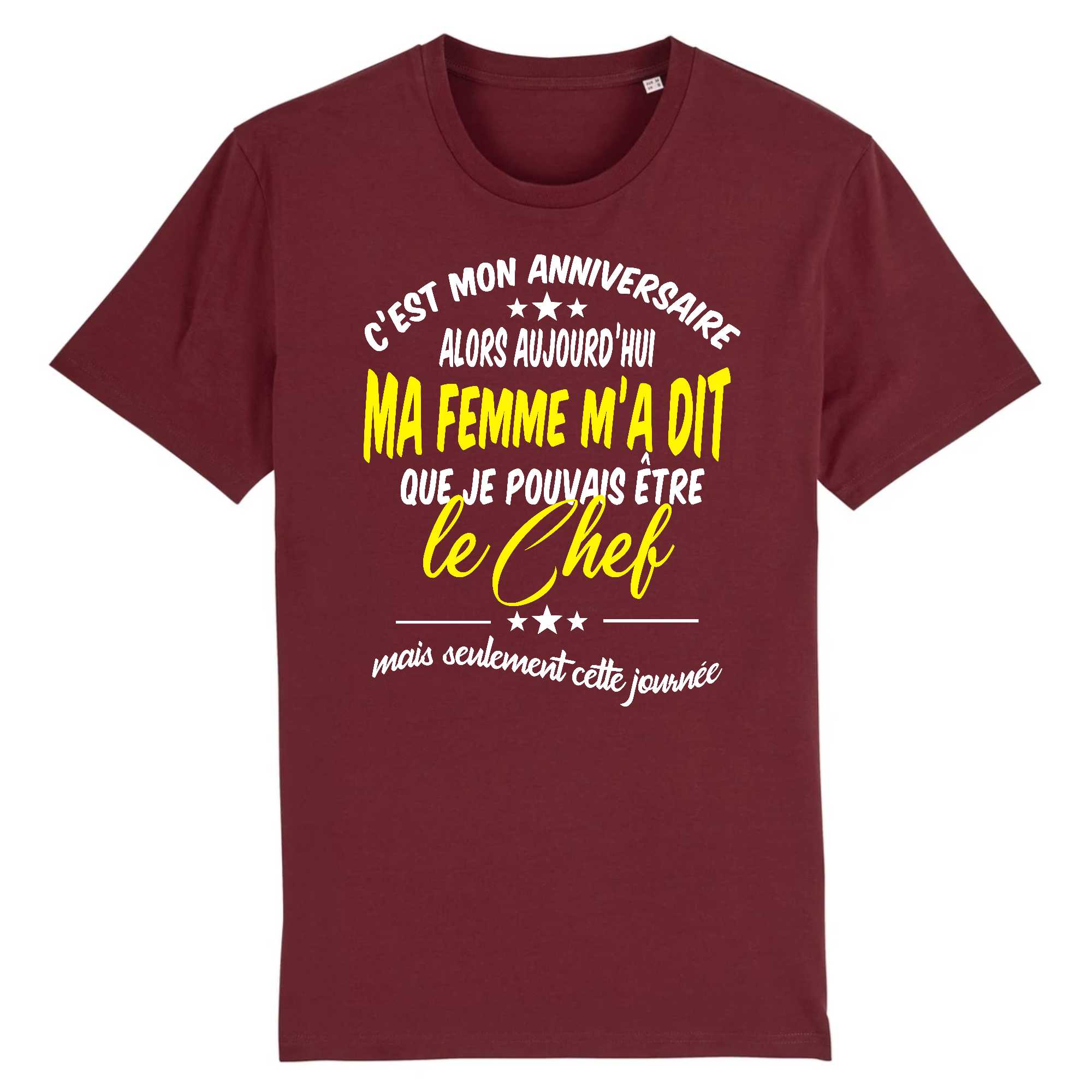 T-shirt Homme Je pouvais être le chef