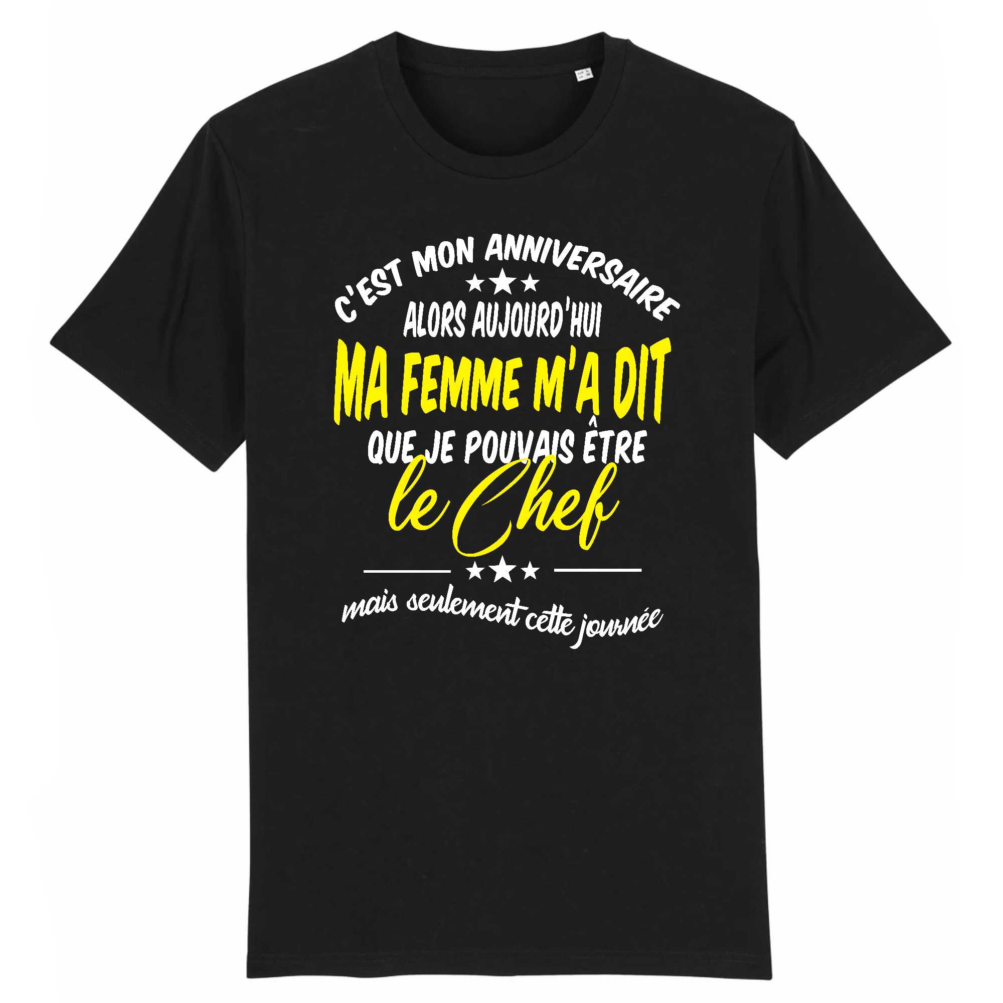 T-shirt Homme Je pouvais être le chef