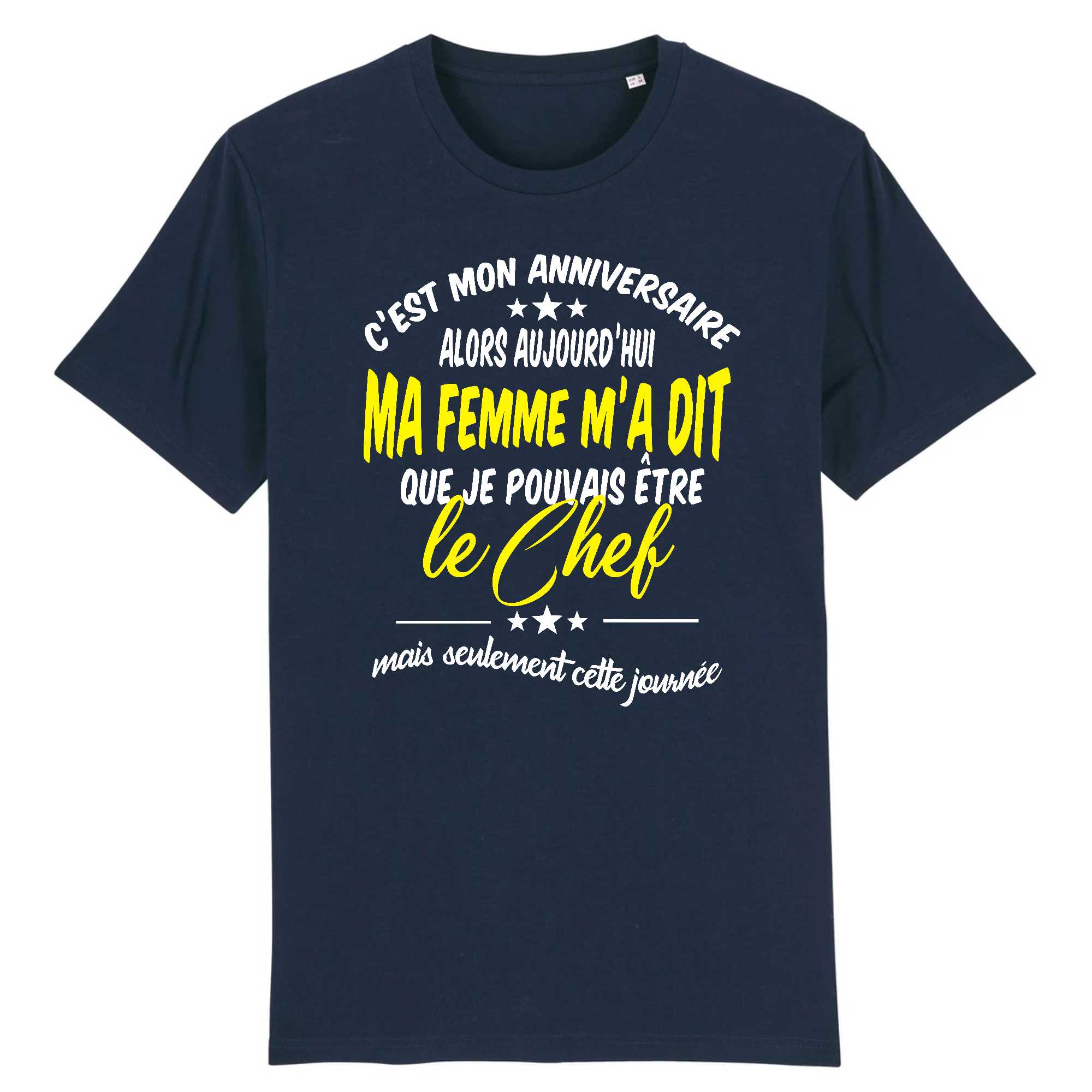 T-shirt Homme Je pouvais être le chef