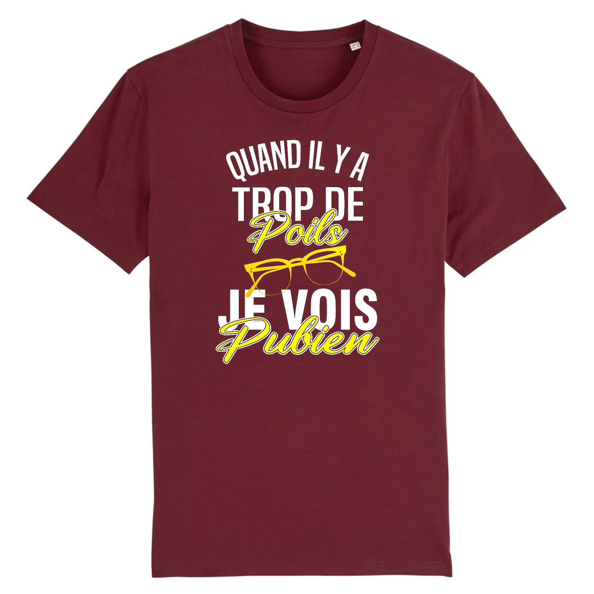 T-shirt Homme Je vois pubien