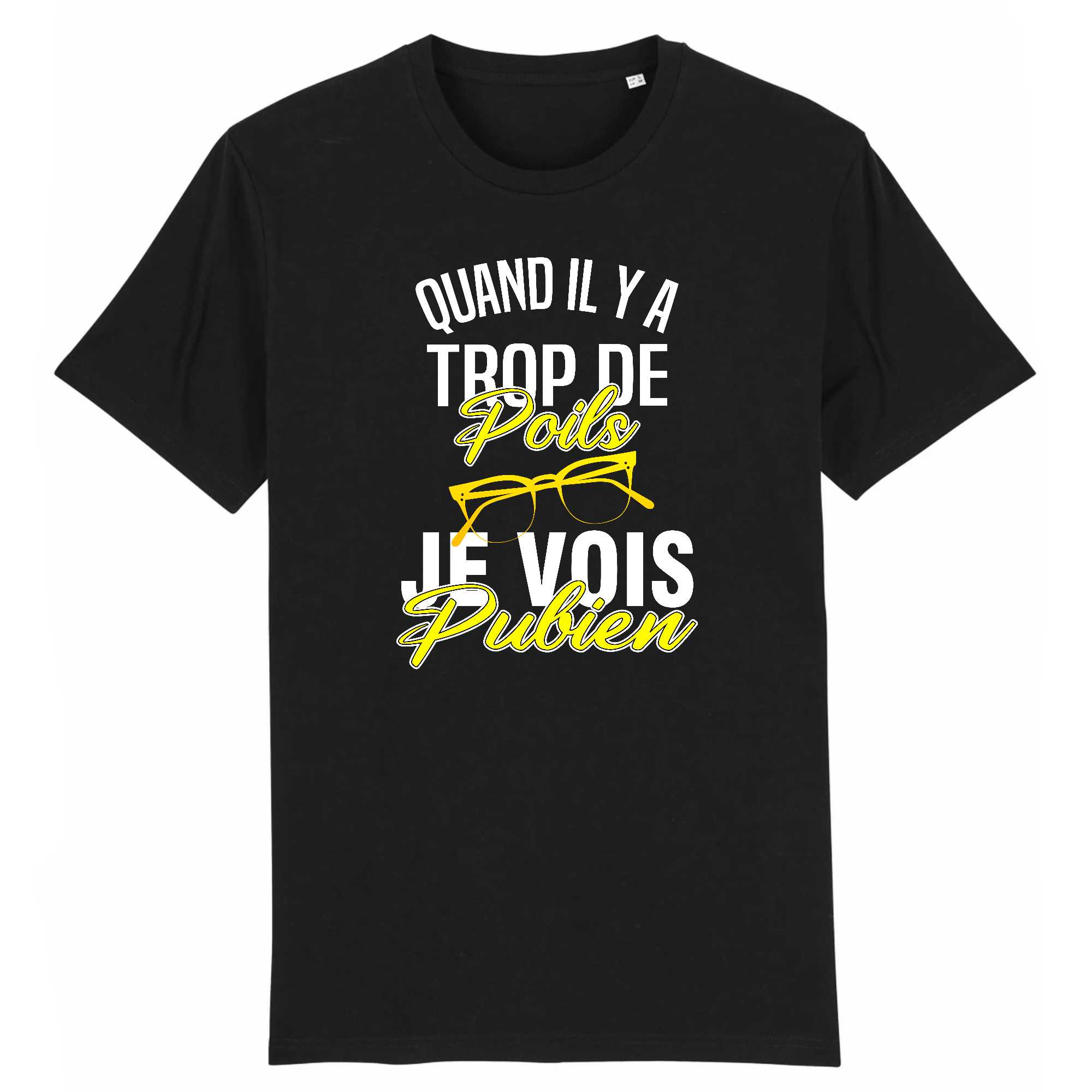 T-shirt Homme Je vois pubien