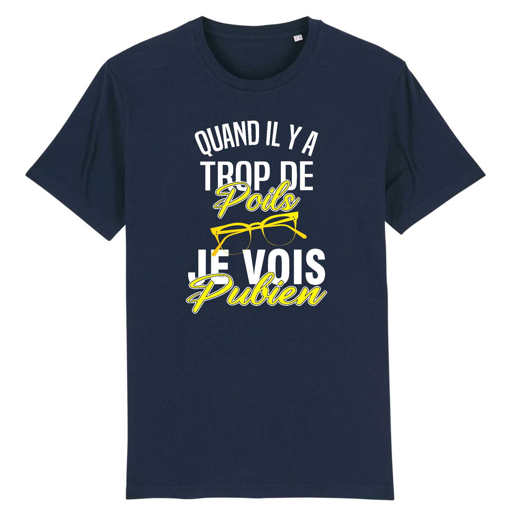 T-shirt Homme Je vois pubien