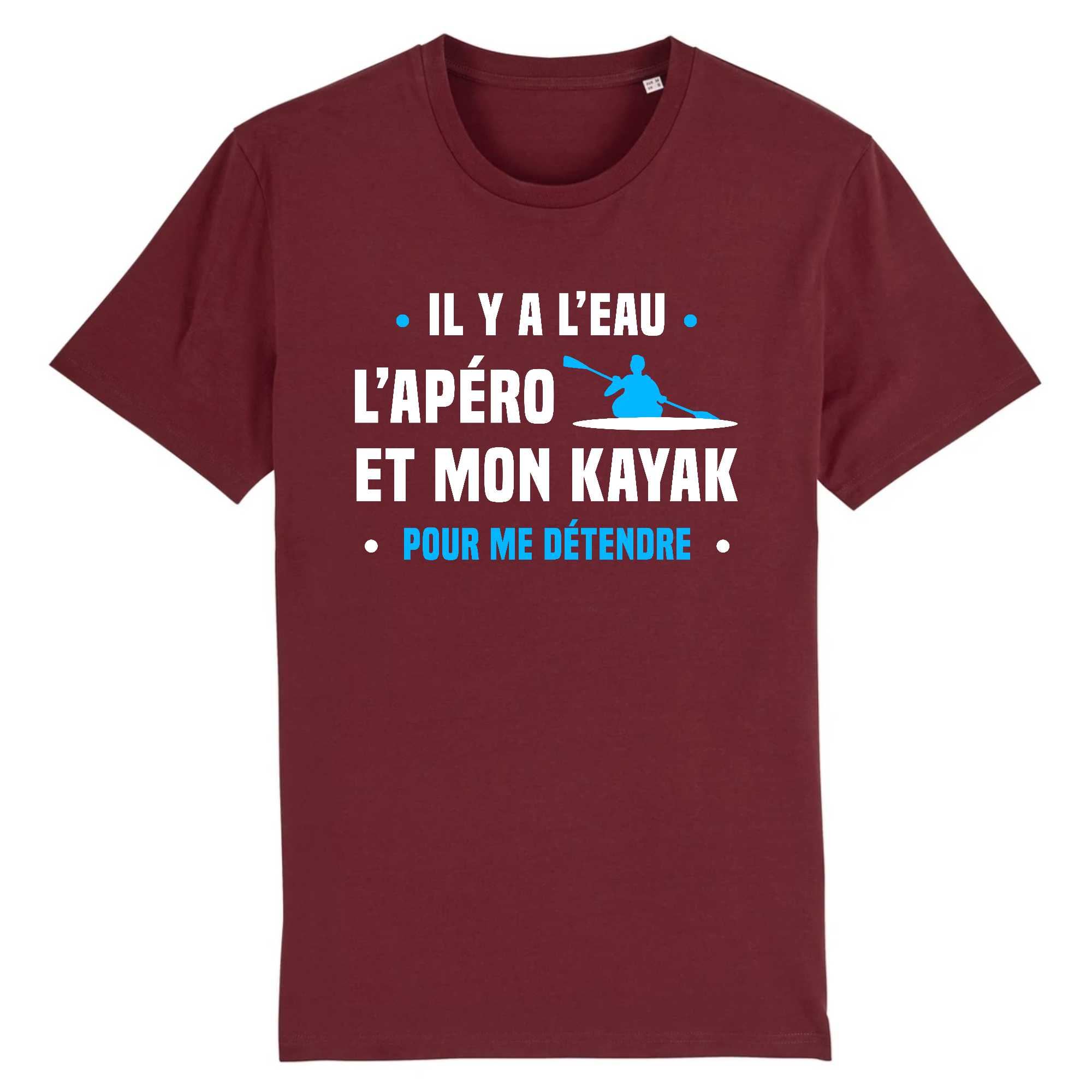 T-shirt Homme L'apéro et mon kayak